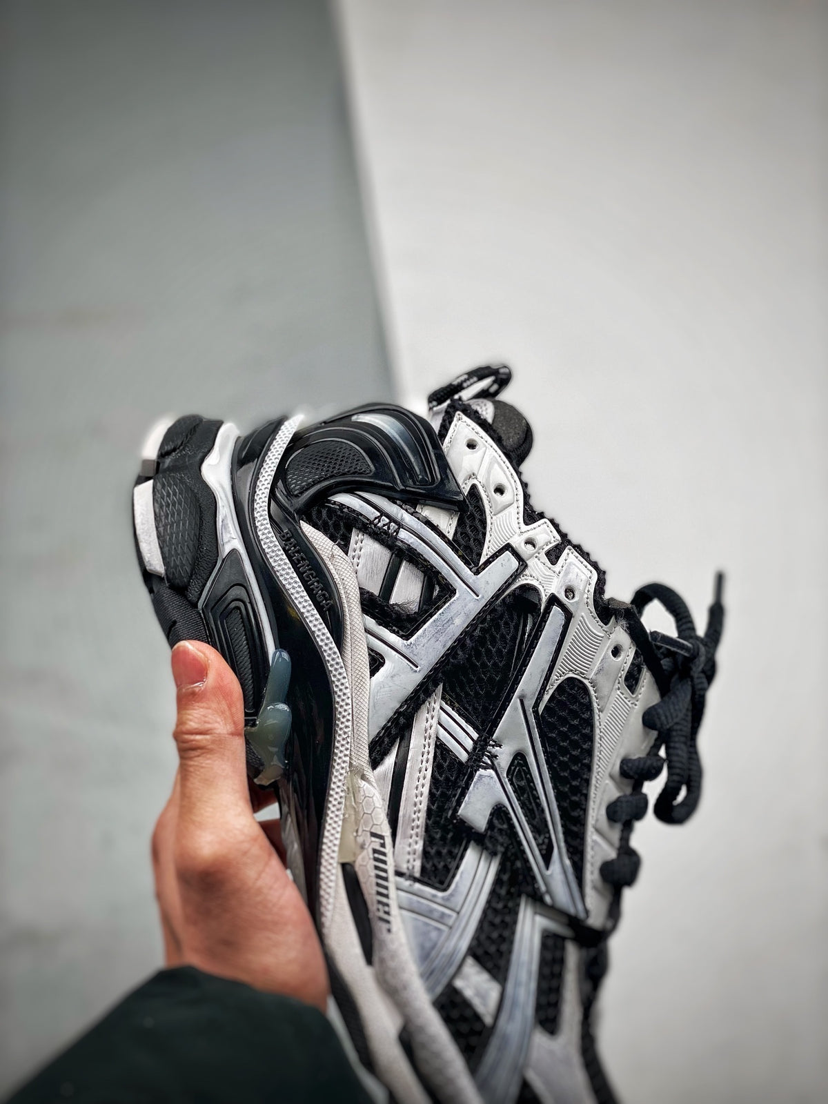 Sneakers Runner 'Noir Blanc'
