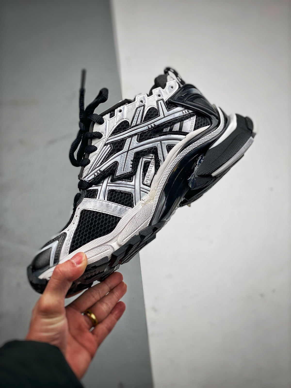 Sneakers Runner 'Noir Blanc'