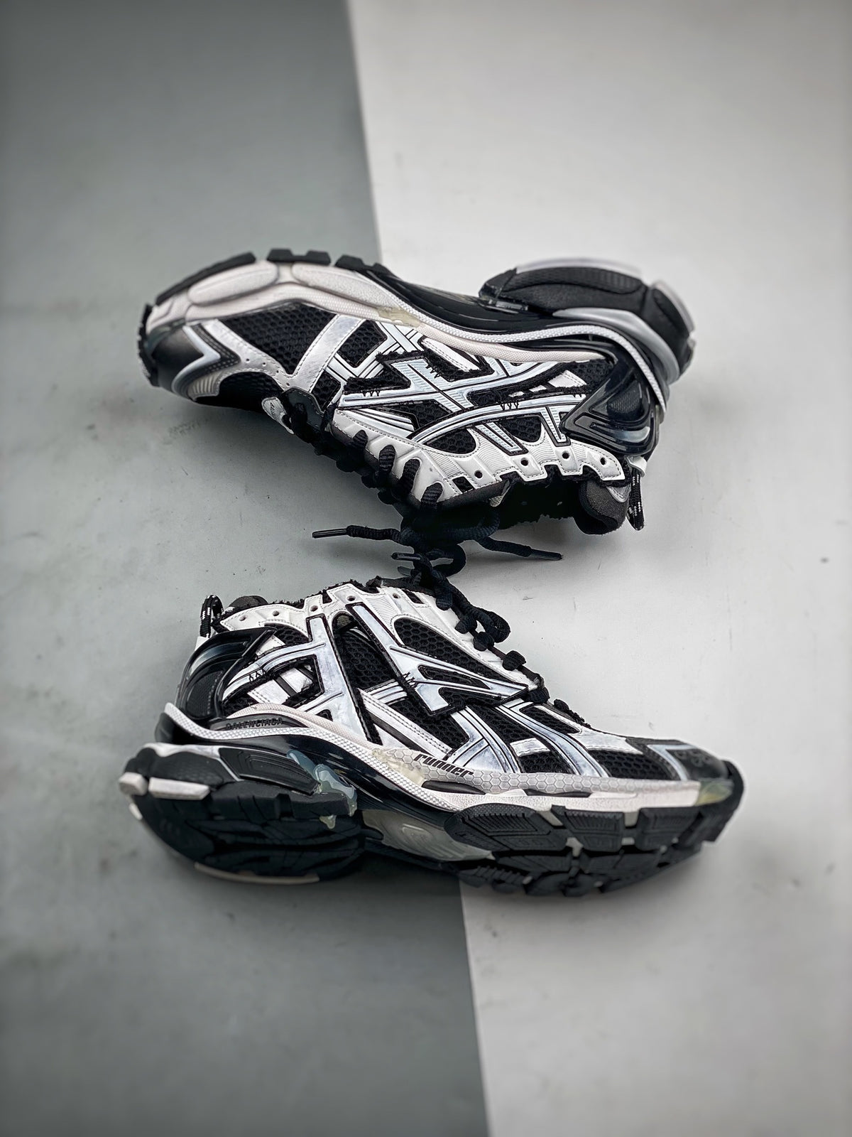 Sneakers Runner 'Noir Blanc'