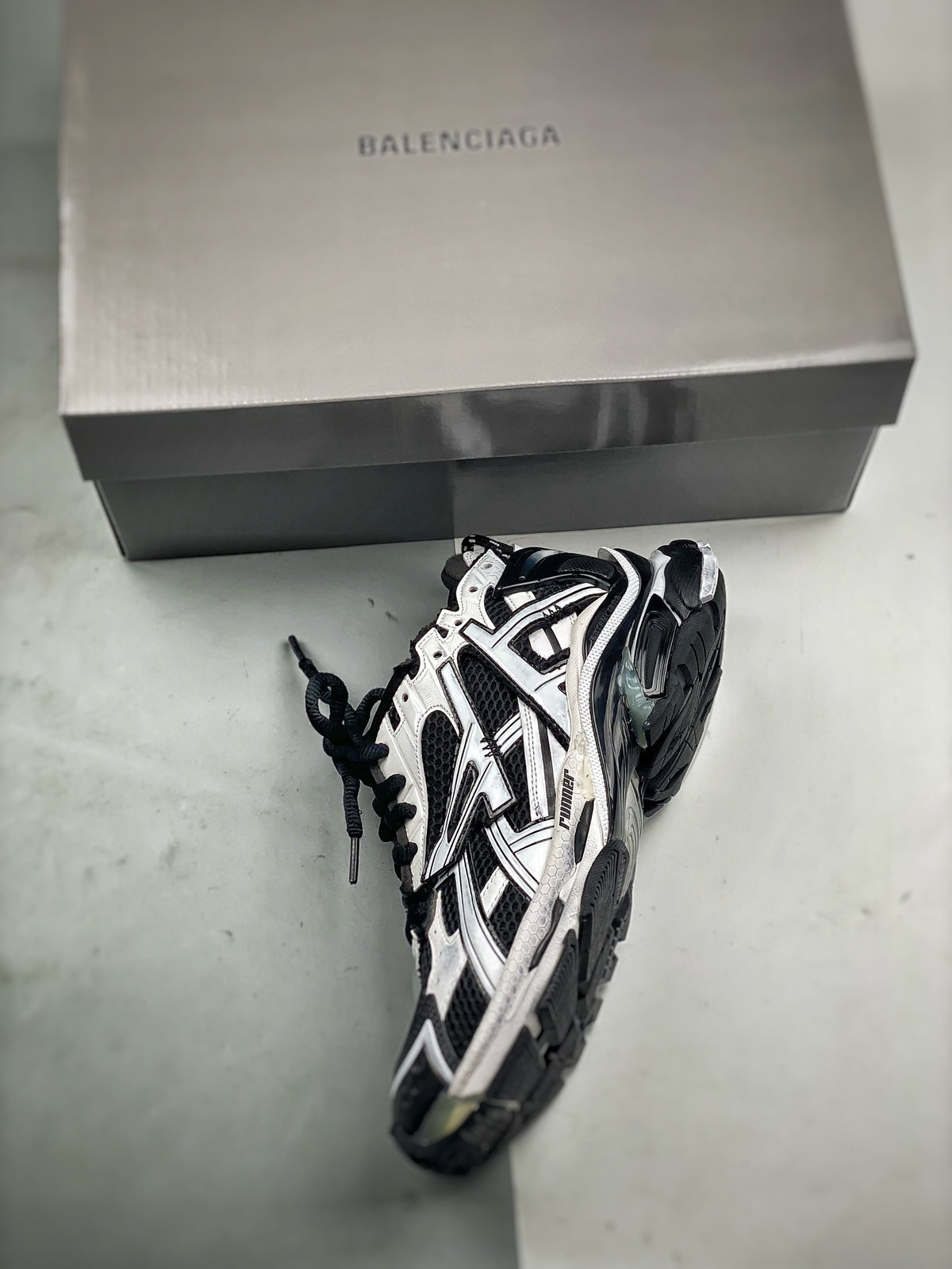 Sneakers Runner 'Noir Blanc'