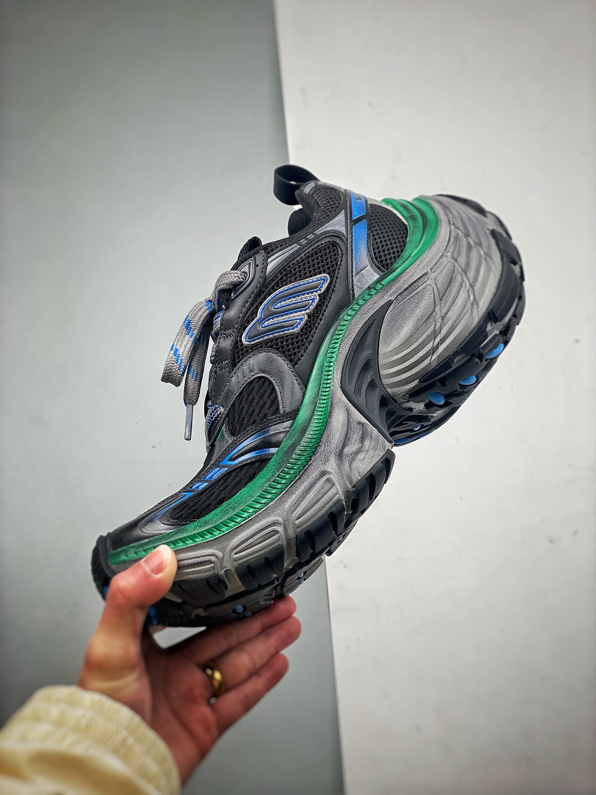 Sneakers 10XL 'Noir Vert Bleu'