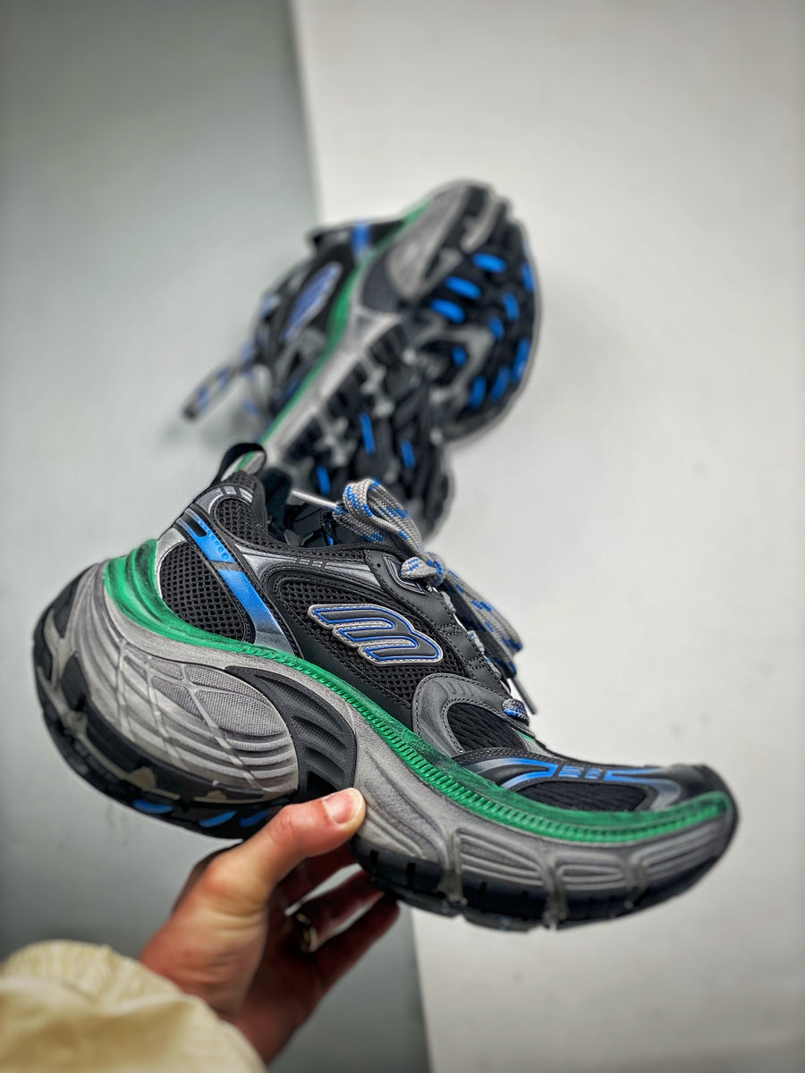 Sneakers 10XL 'Noir Vert Bleu'