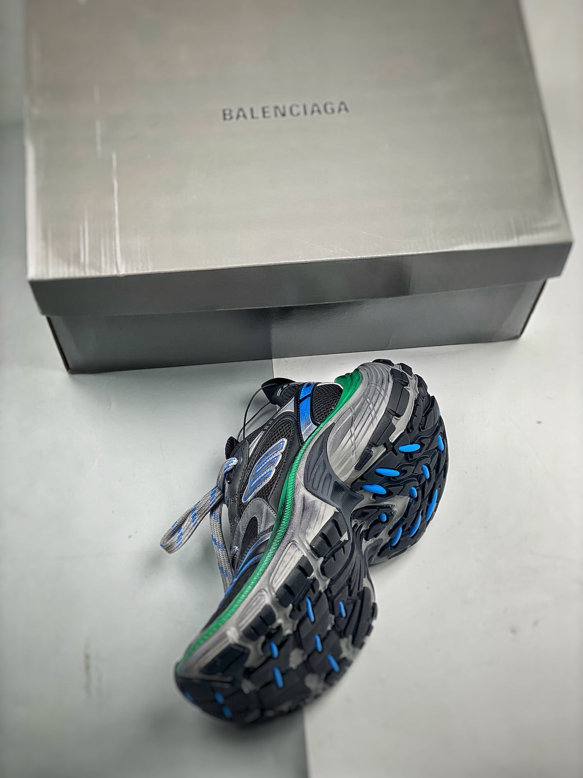 Sneakers 10XL 'Noir Vert Bleu'