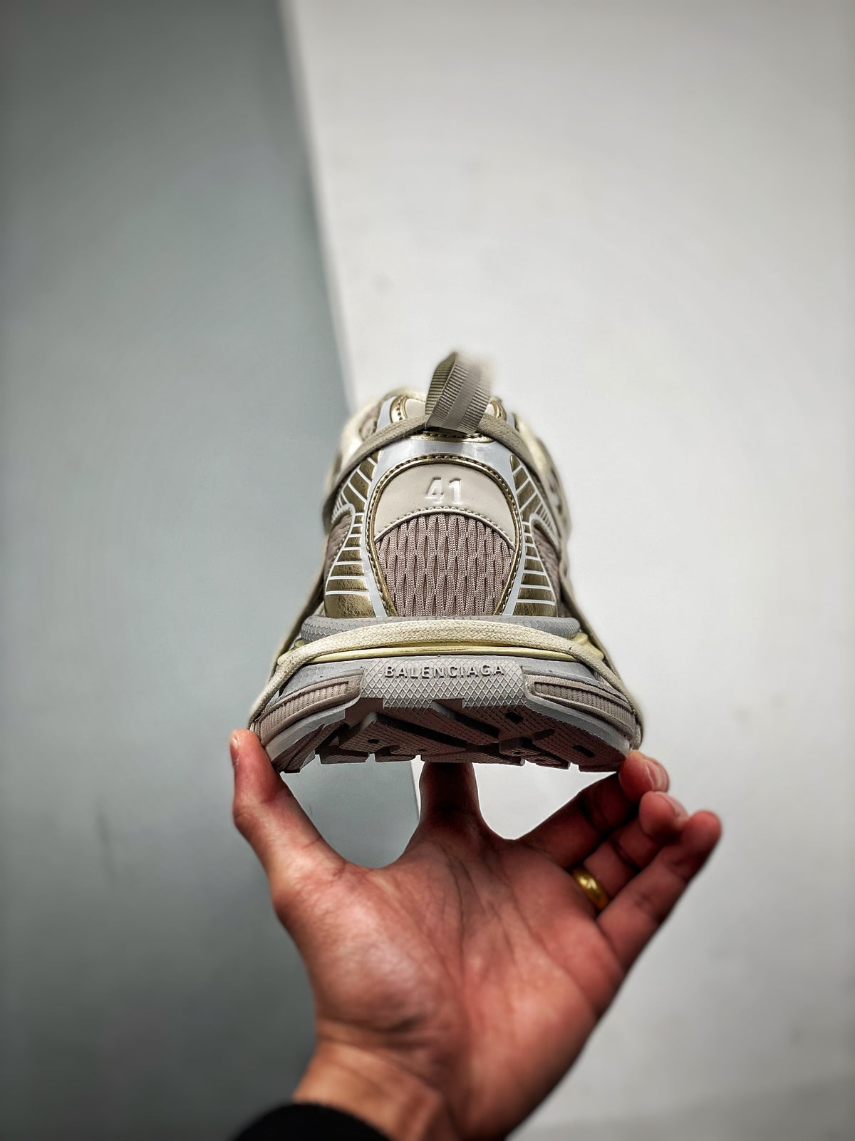 Sneakers 3XL Extreme Lace 'Beige Délavé'