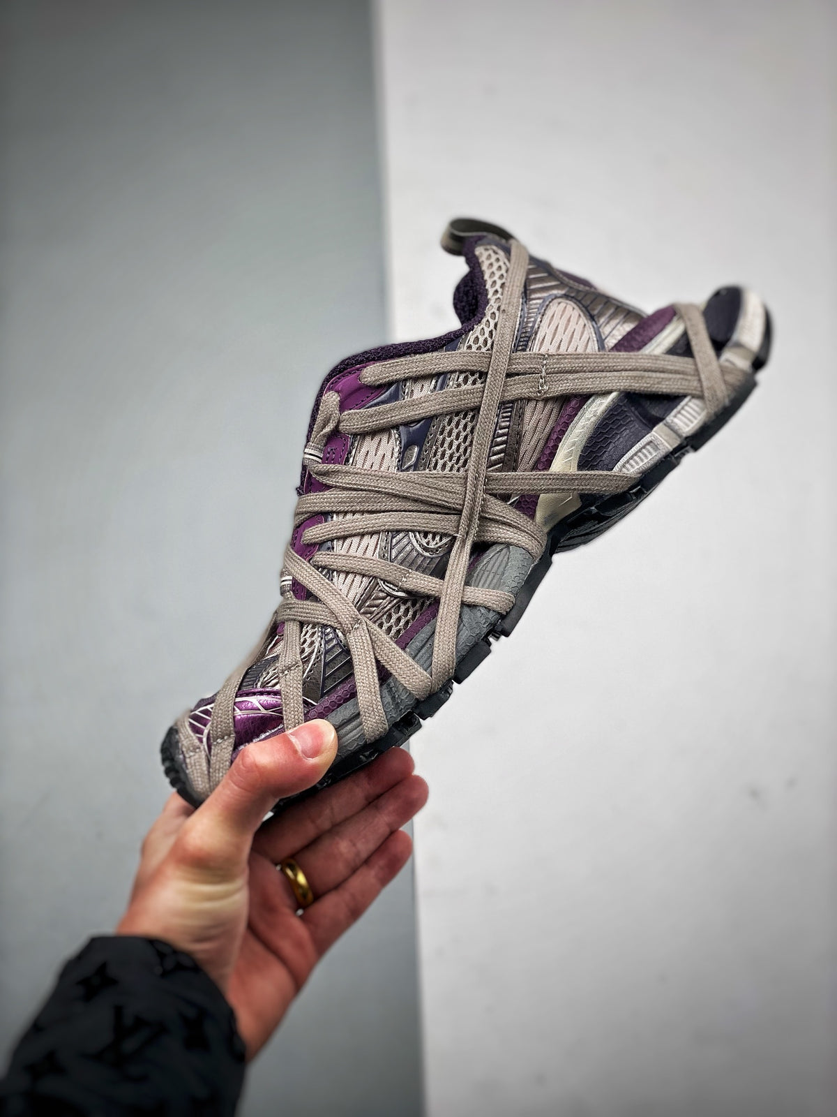 Sneakers 3XL Extreme Lace 'Gris Délavé'
