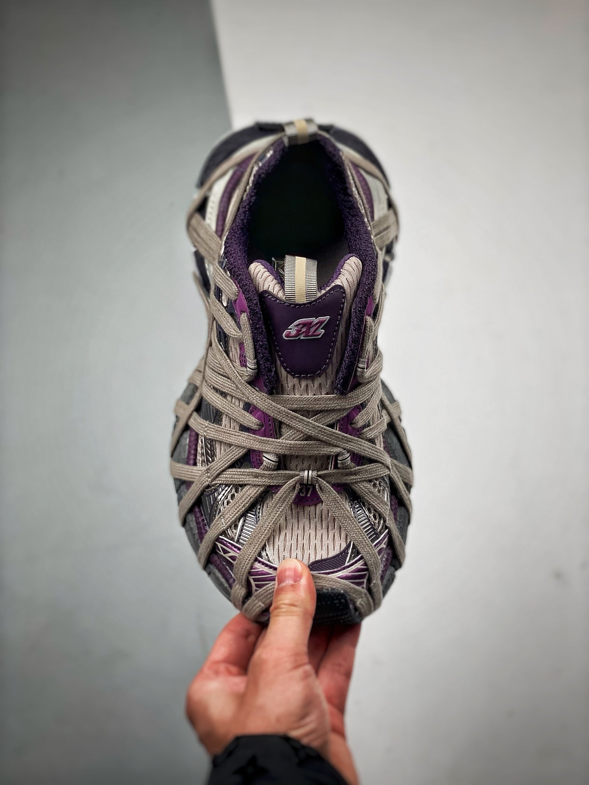 Sneakers 3XL Extreme Lace 'Gris Délavé'