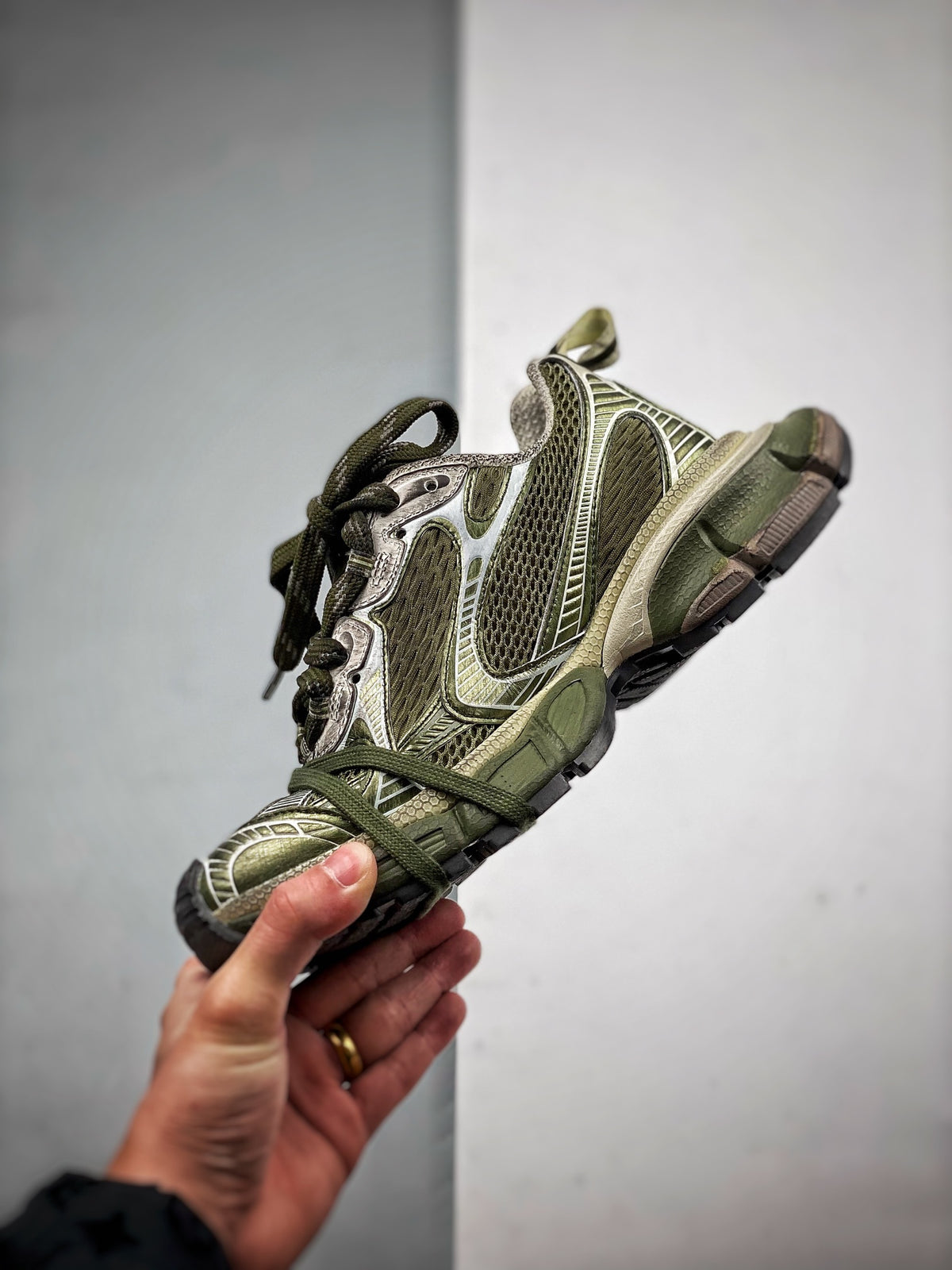 Sneakers 3XL 'Vert Kaki'