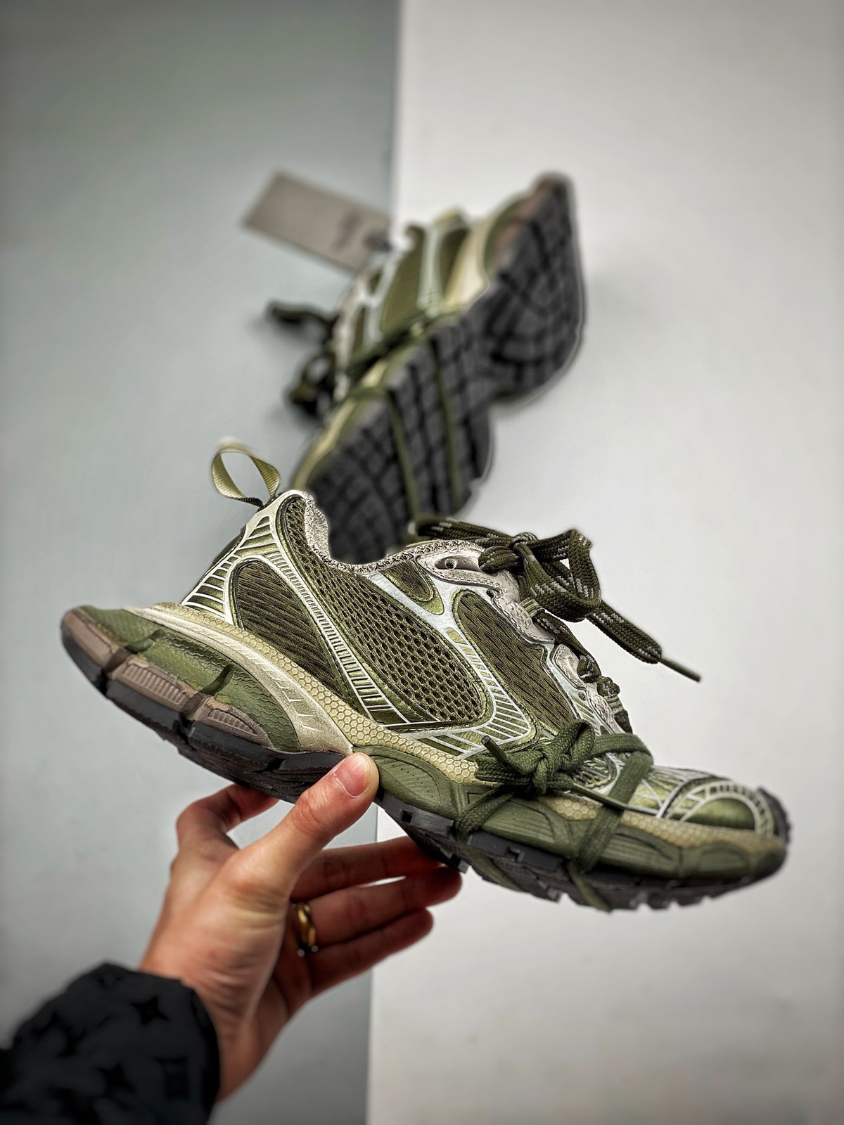 Sneakers 3XL 'Vert Kaki'