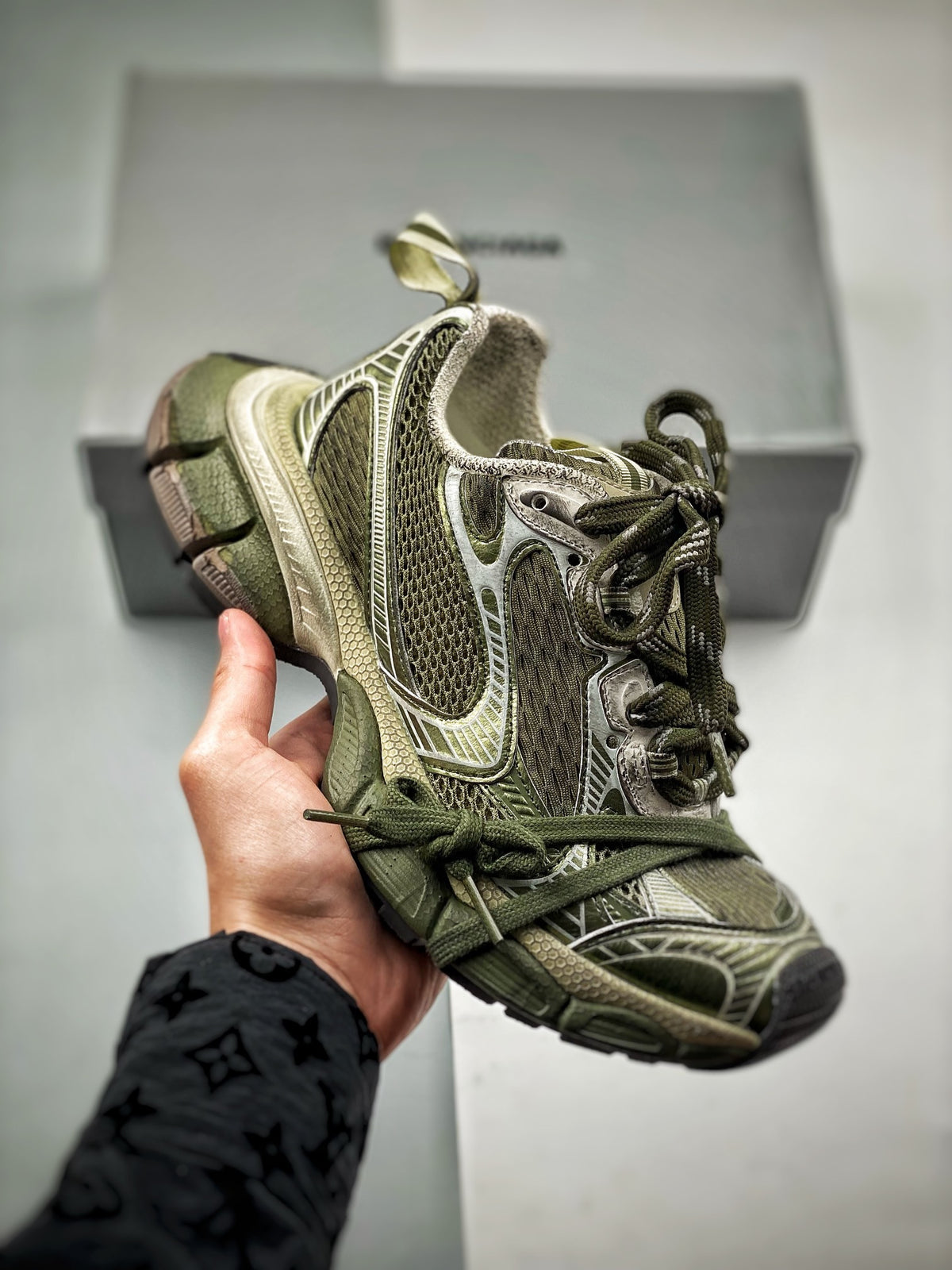 Sneakers 3XL 'Vert Kaki'