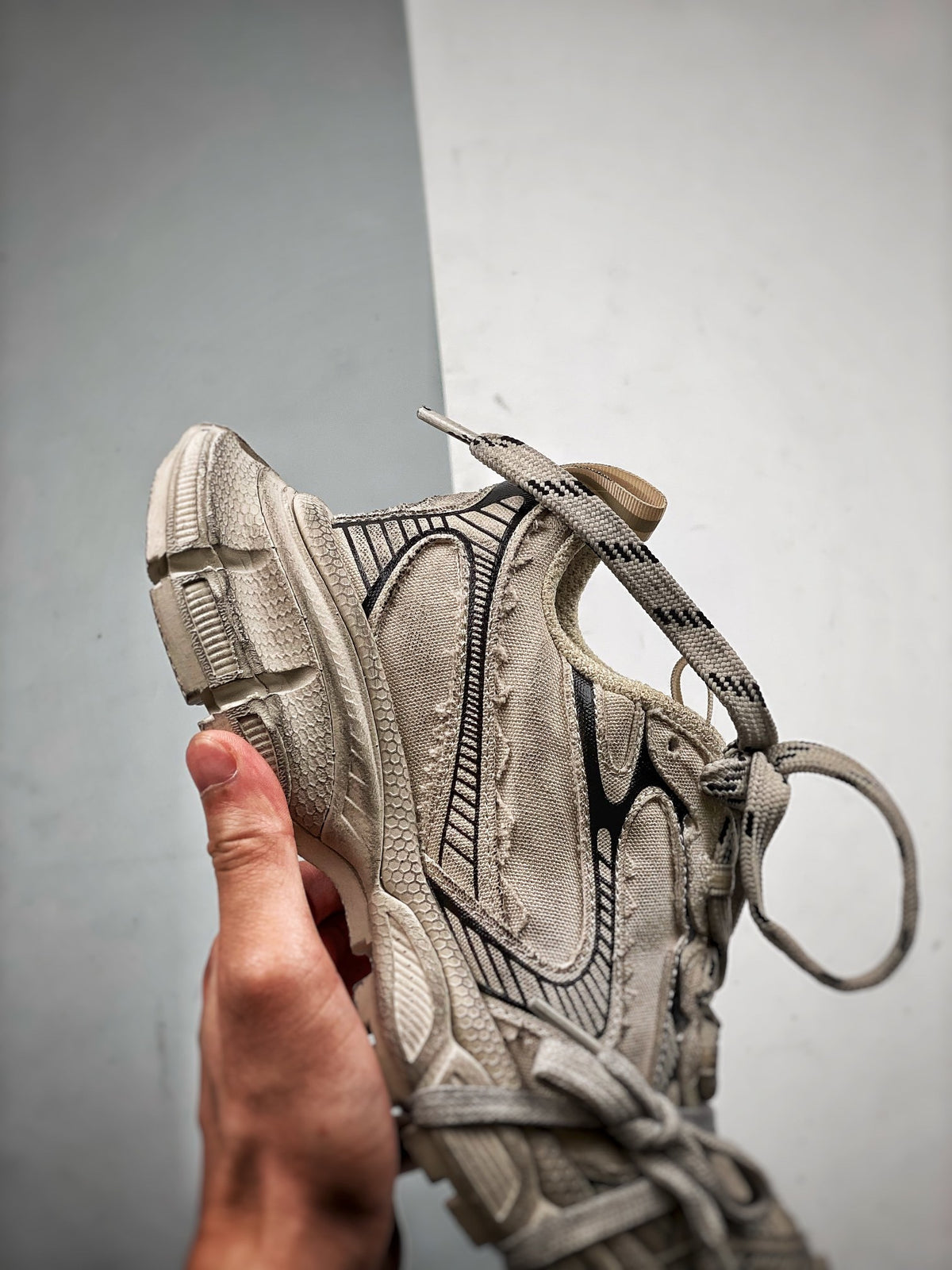 Sneakers 3XL Canvas 'Beige Vieilli'