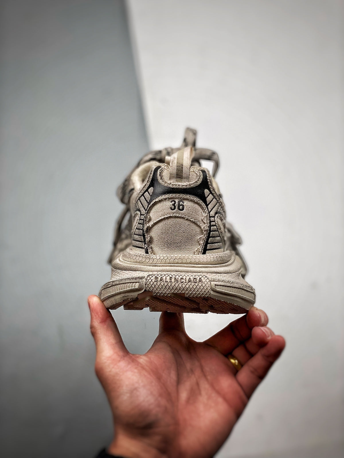 Sneakers 3XL Canvas 'Beige Vieilli'