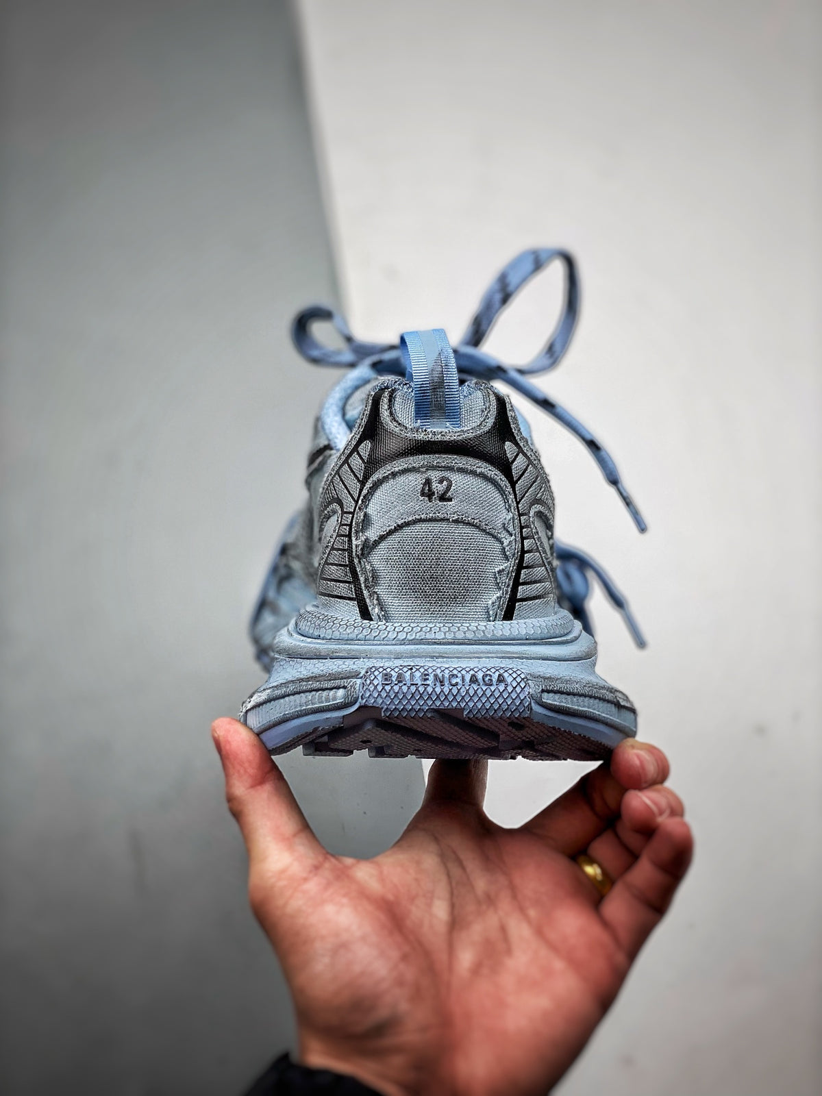 Sneakers 3XL Canvas 'Bleu Ciel'