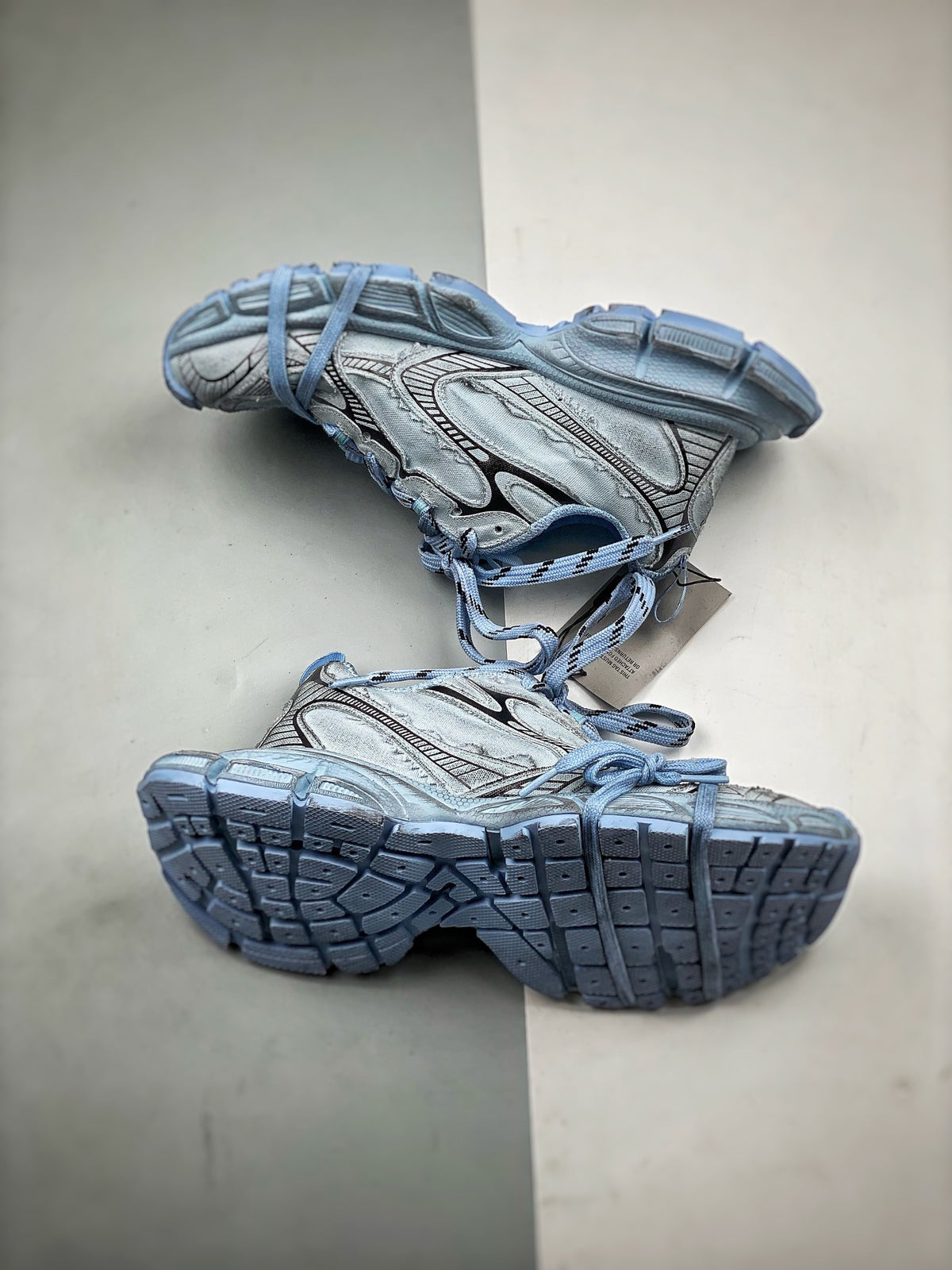 Sneakers 3XL Canvas 'Bleu Ciel'