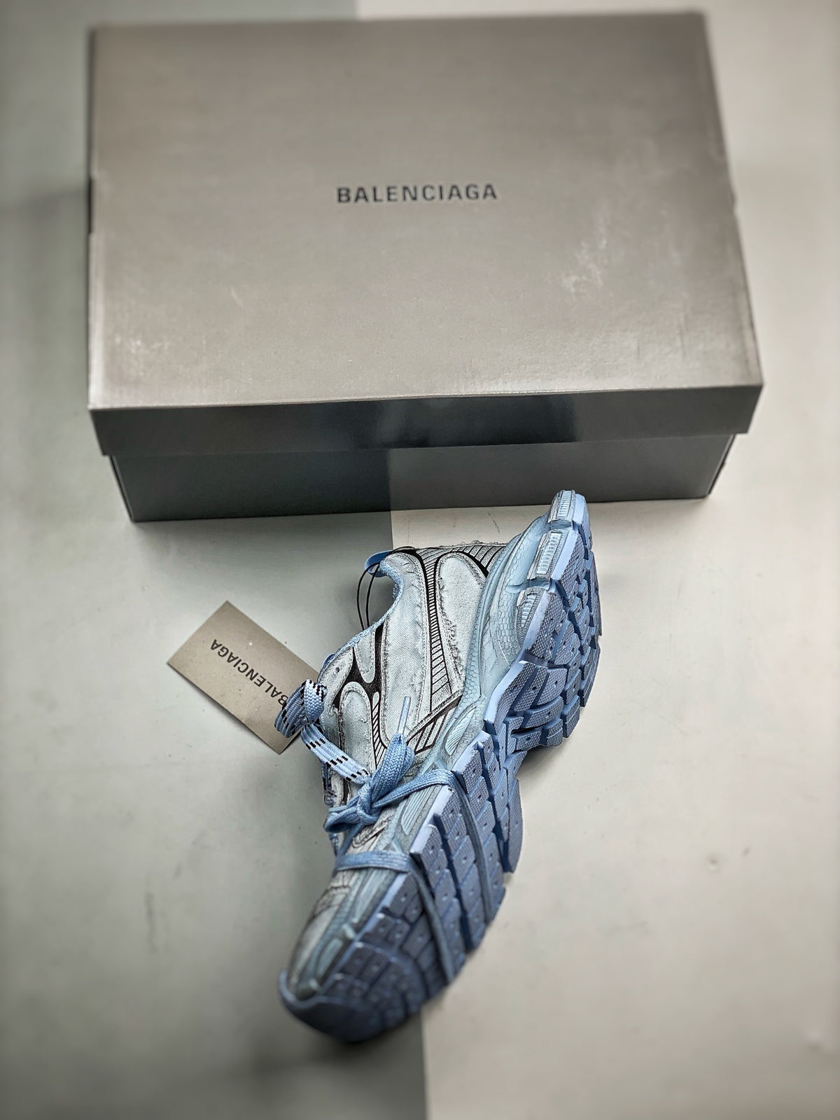 Sneakers 3XL Canvas 'Bleu Ciel'