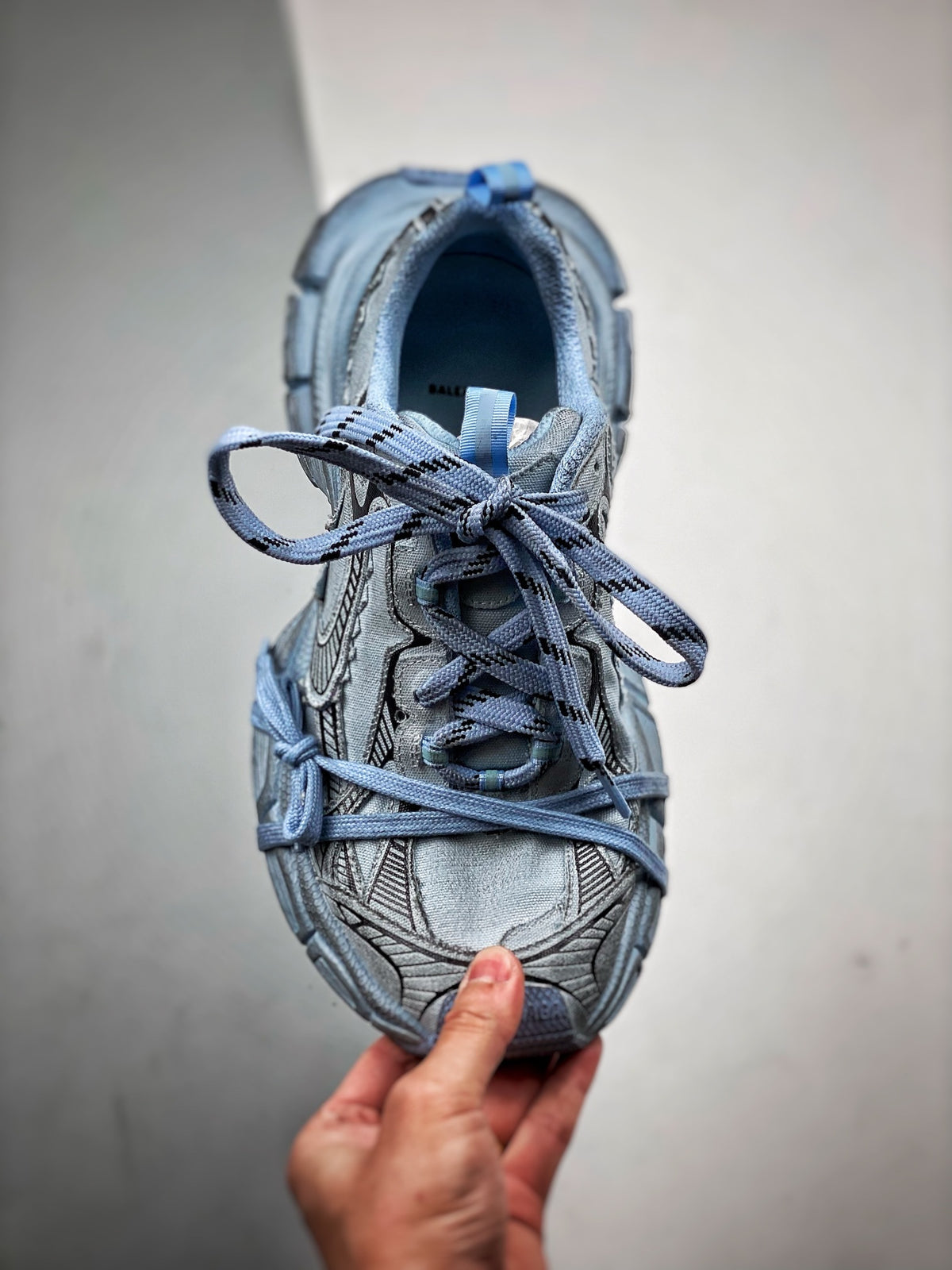 Sneakers 3XL Canvas 'Bleu Ciel'