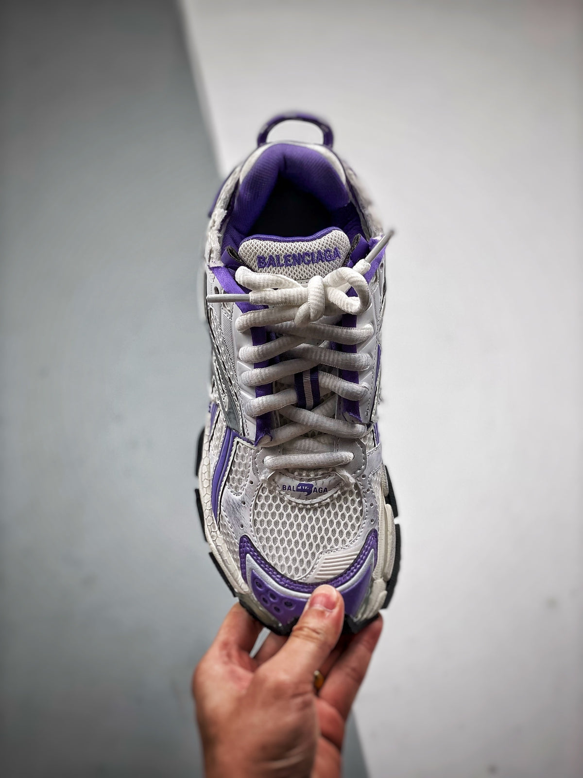Sneakers Runner 'Blanc Violet'