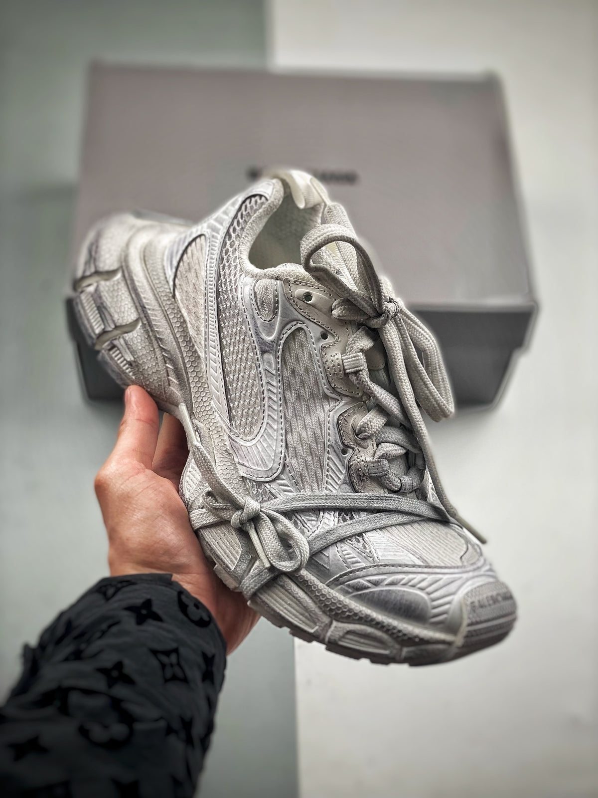 Sneakers 3XL 'Blanc Gris Clair'