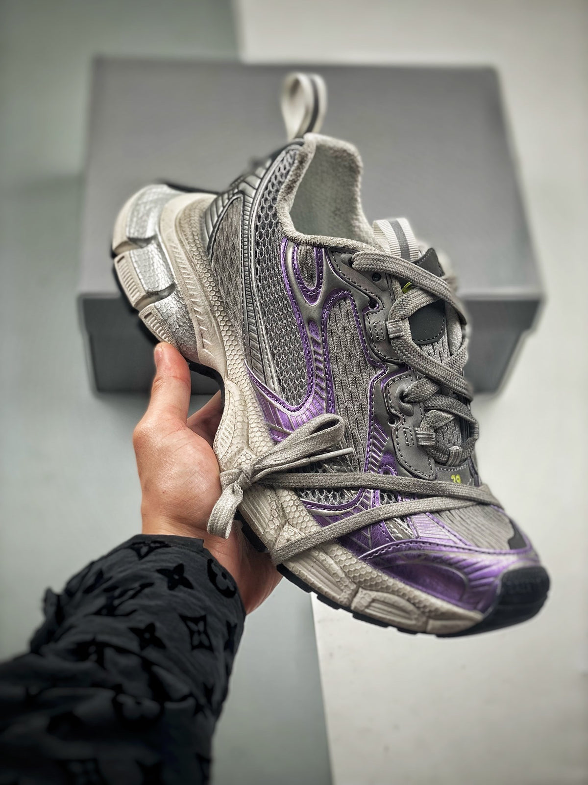 Sneakers 3XL 'Gris Violet'