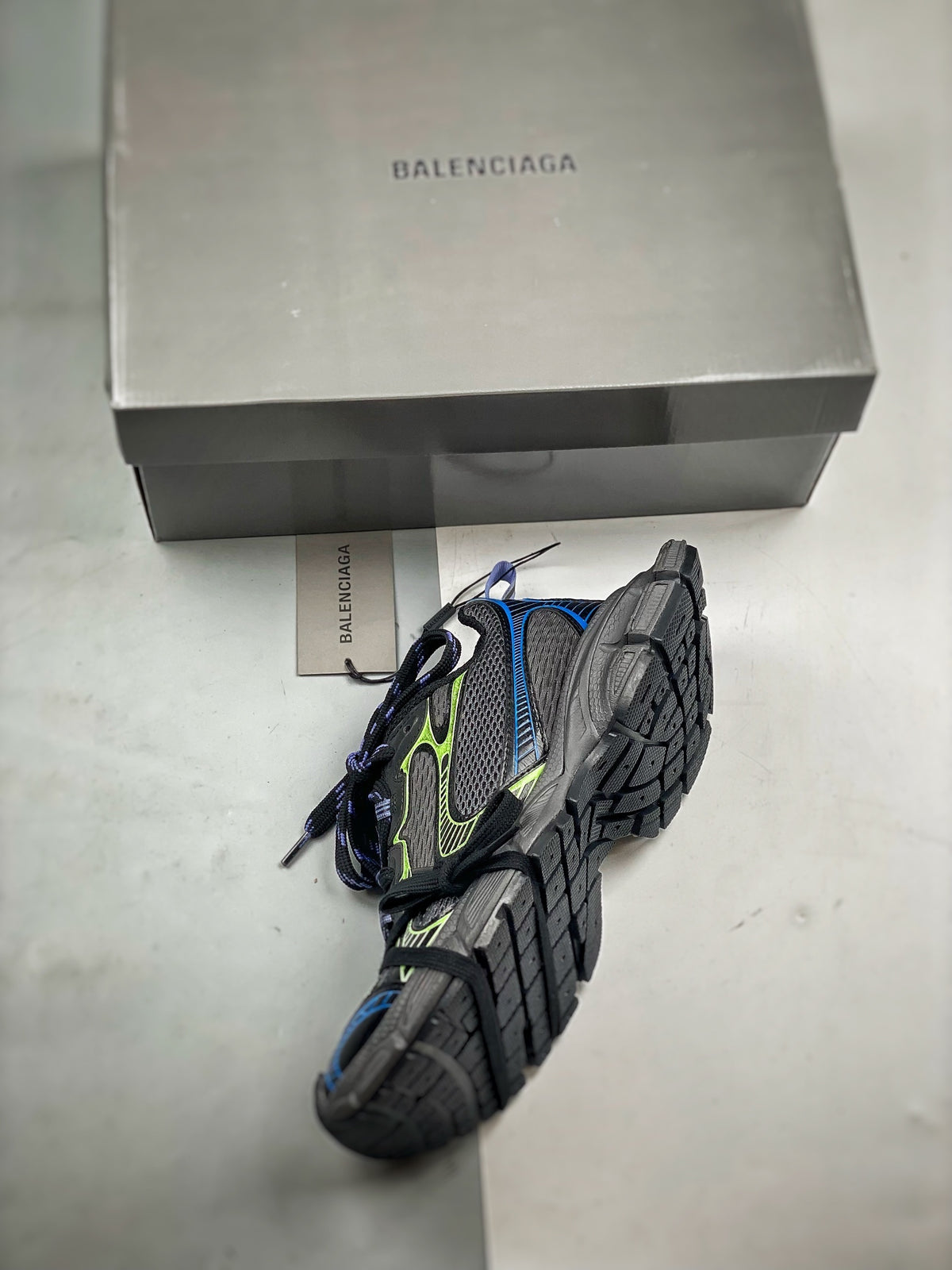 Sneakers 3XL 'Noir Bleu Jaune'