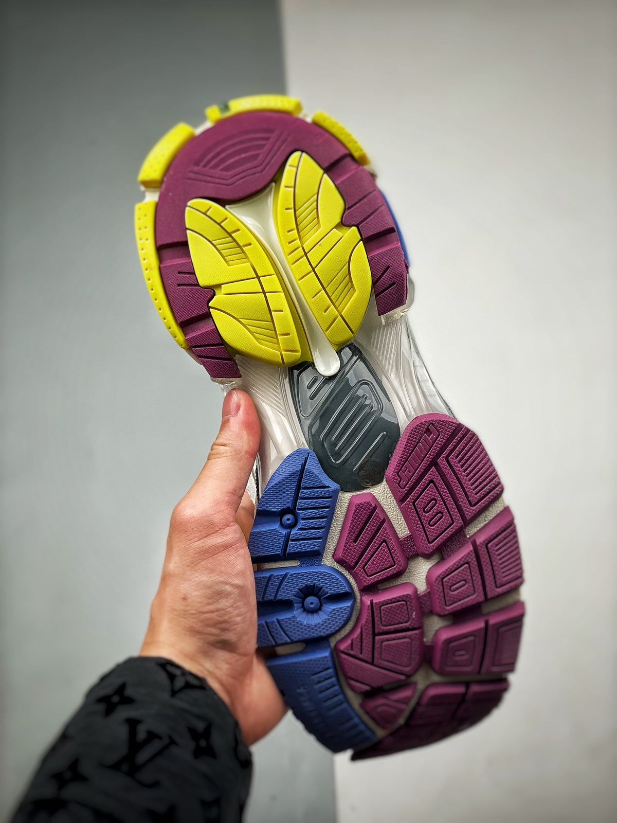 Sneakers Runner 7.5 'Blanc Jaune Bleu Violet'