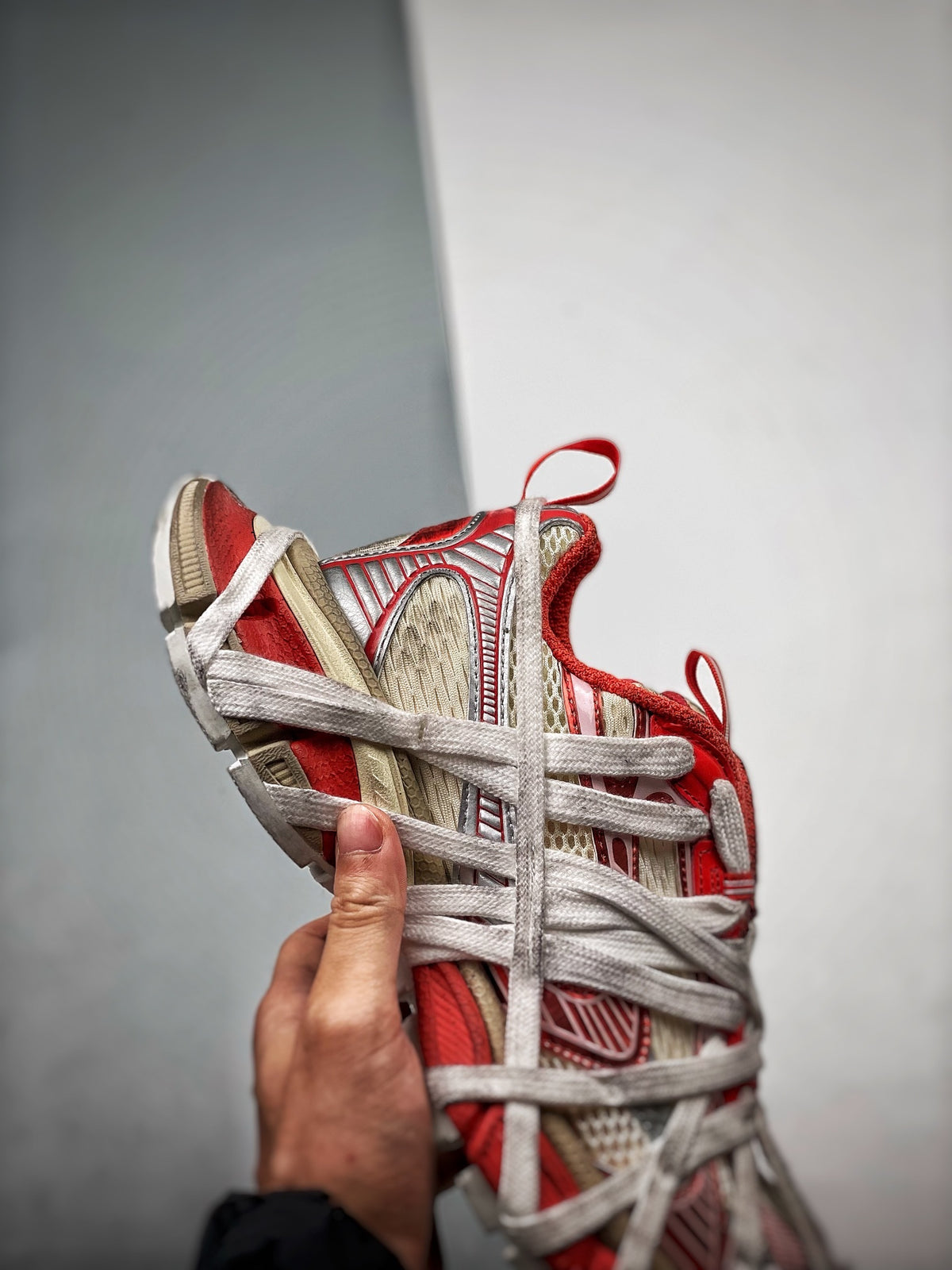 Sneakers 3XL 'Blanc Rouge'