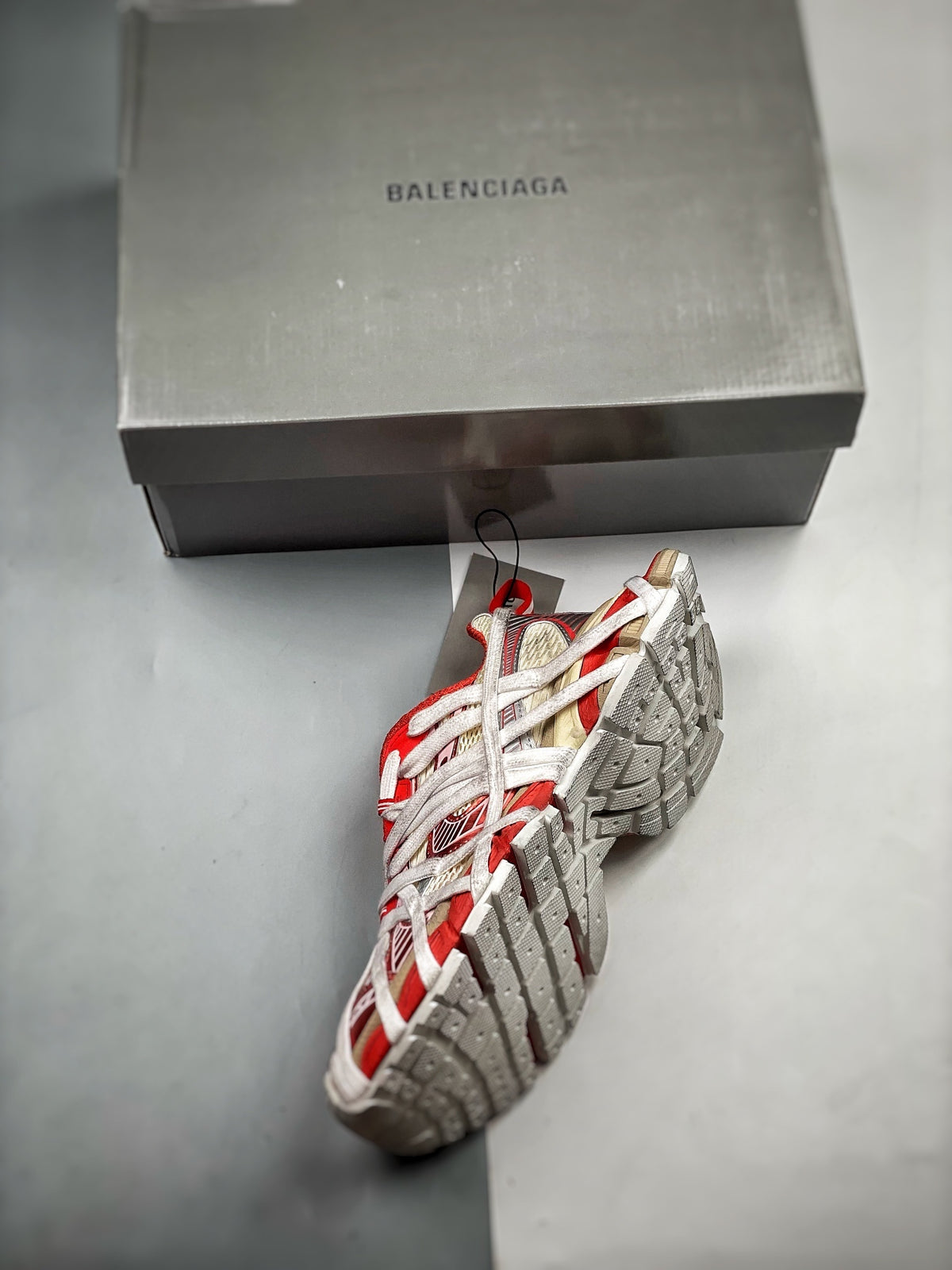 Sneakers 3XL 'Blanc Rouge'