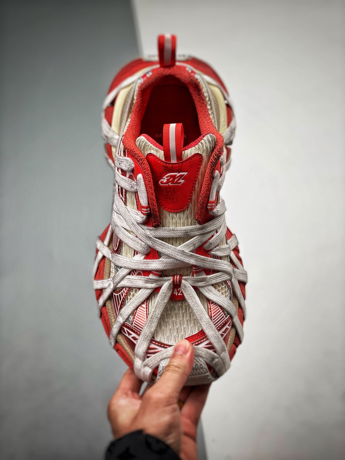 Sneakers 3XL 'Blanc Rouge'