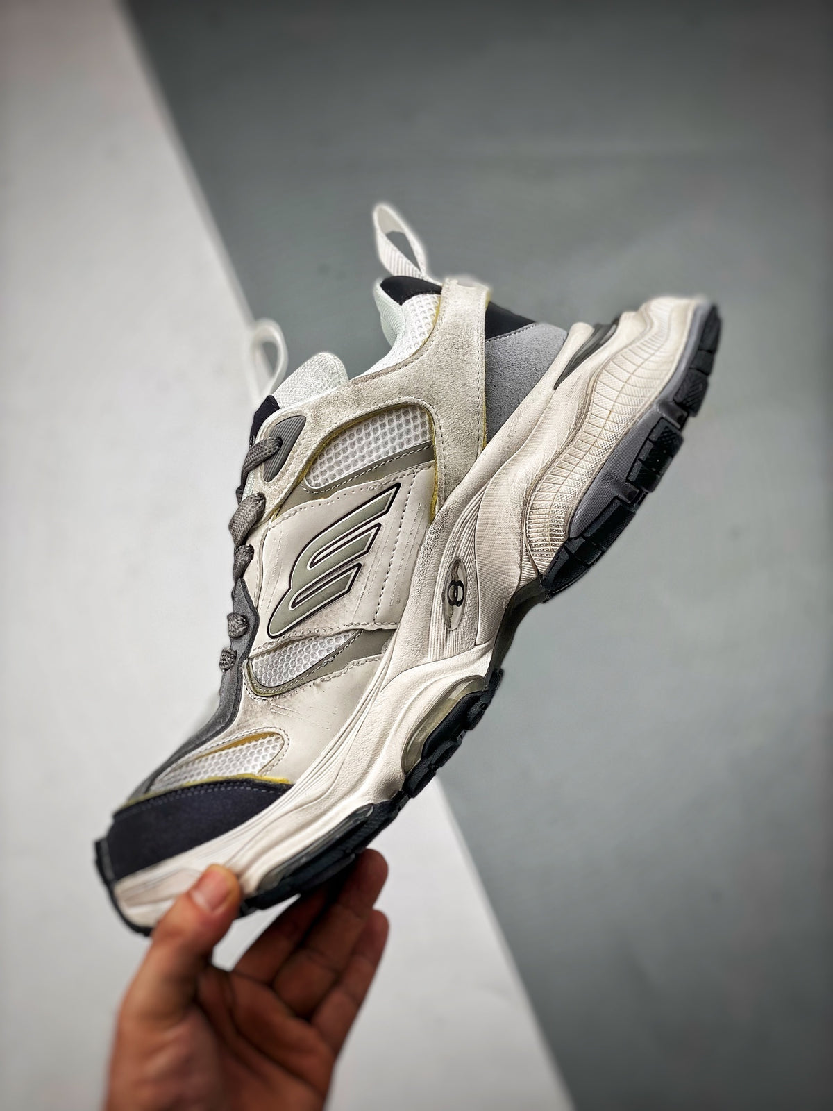 Sneakers Cargo 'Blanc Gris'