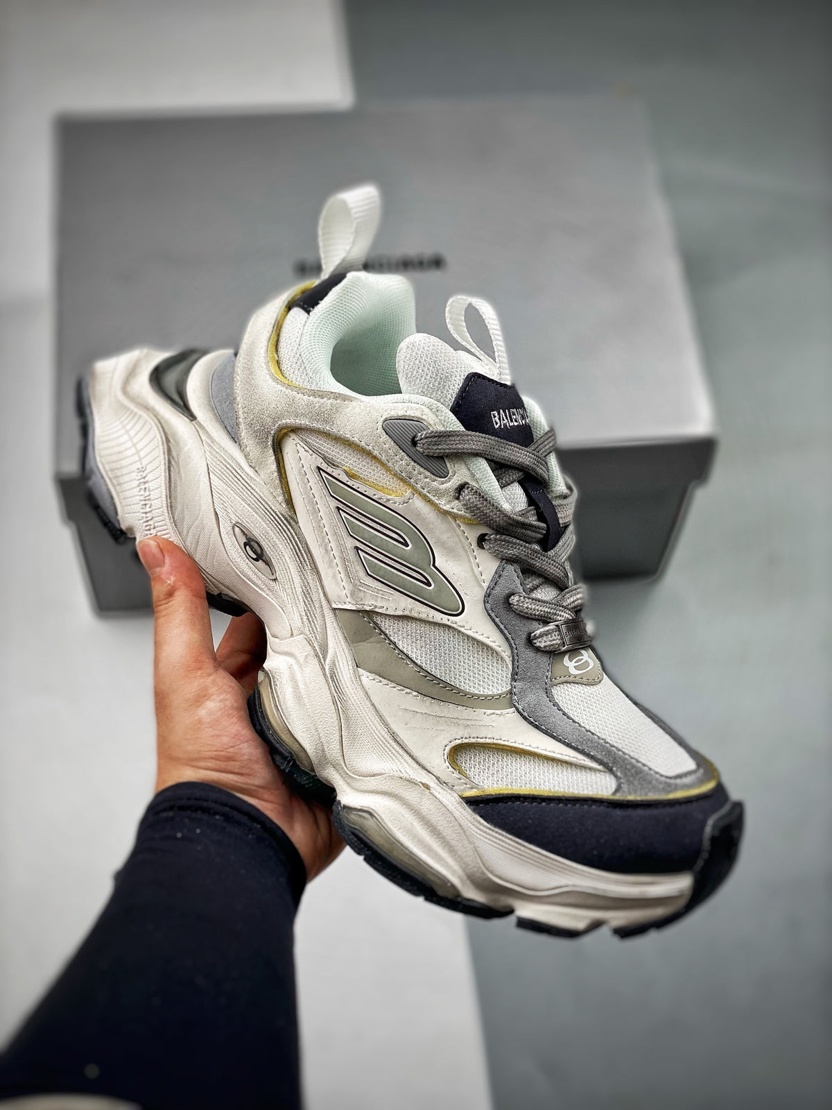 Sneakers Cargo 'Blanc Gris'
