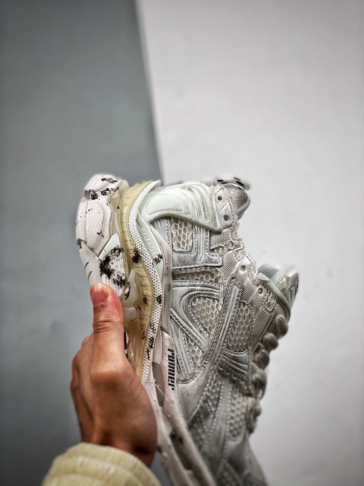 Sneakers Runner 'Blanc Cassé'