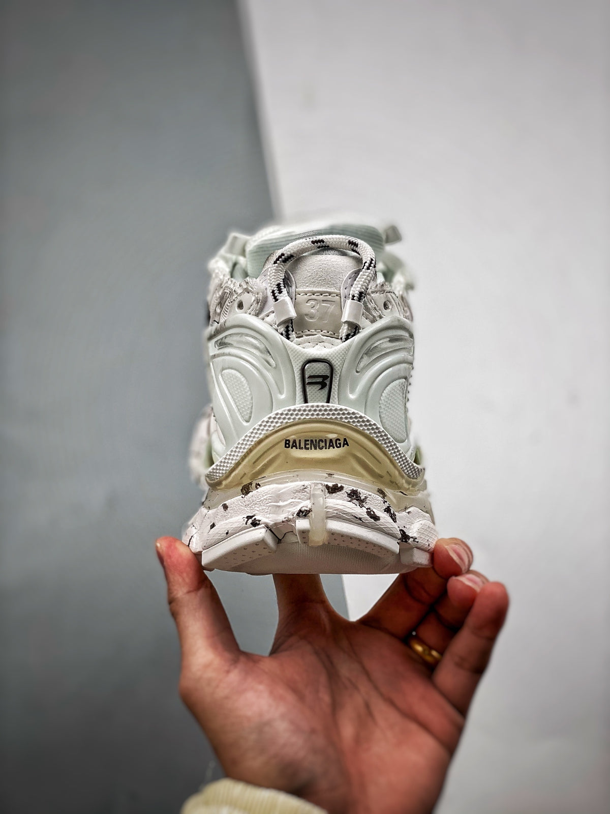 Sneakers Runner 'Blanc Cassé'