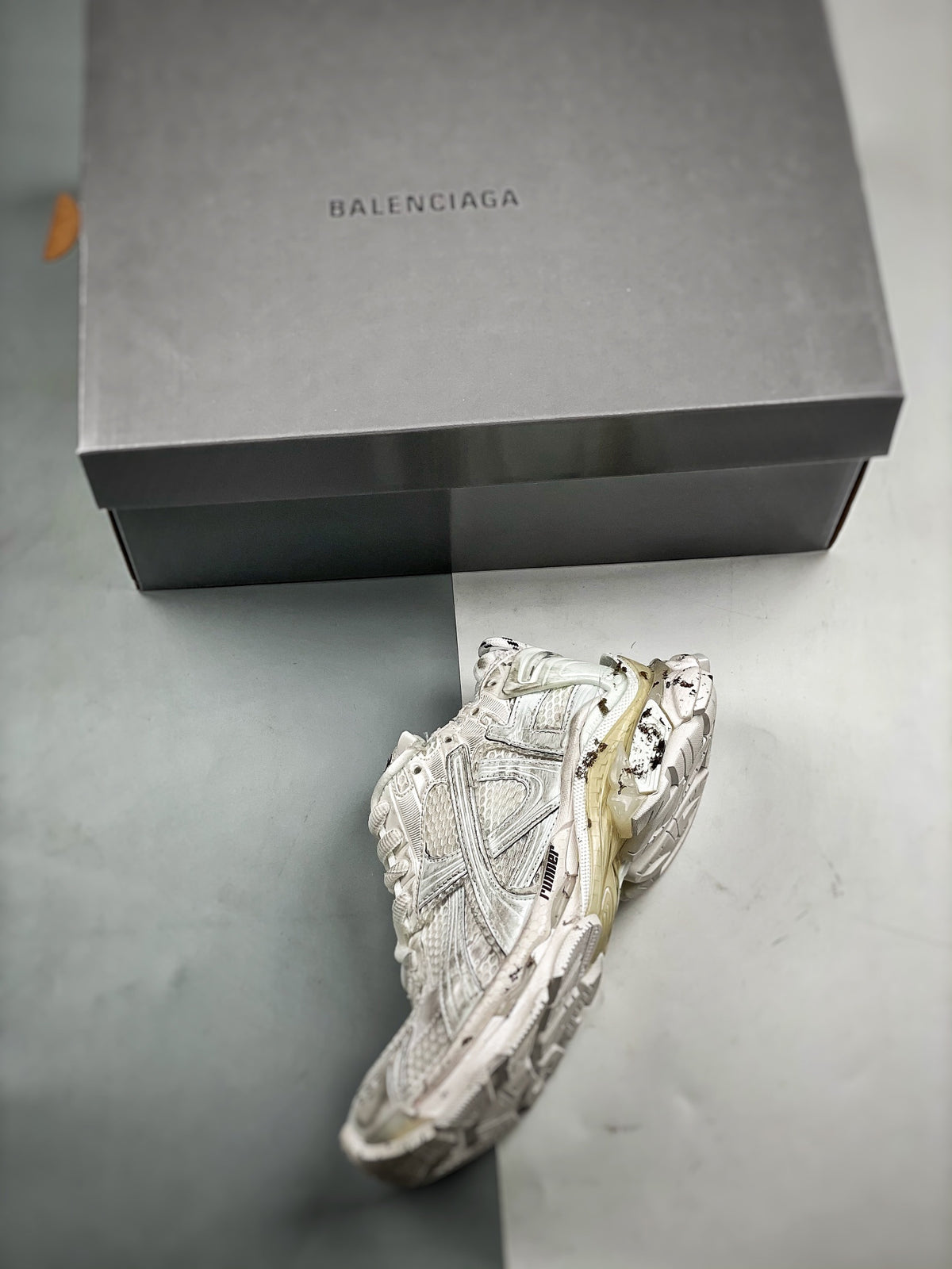 Sneakers Runner 'Blanc Cassé'