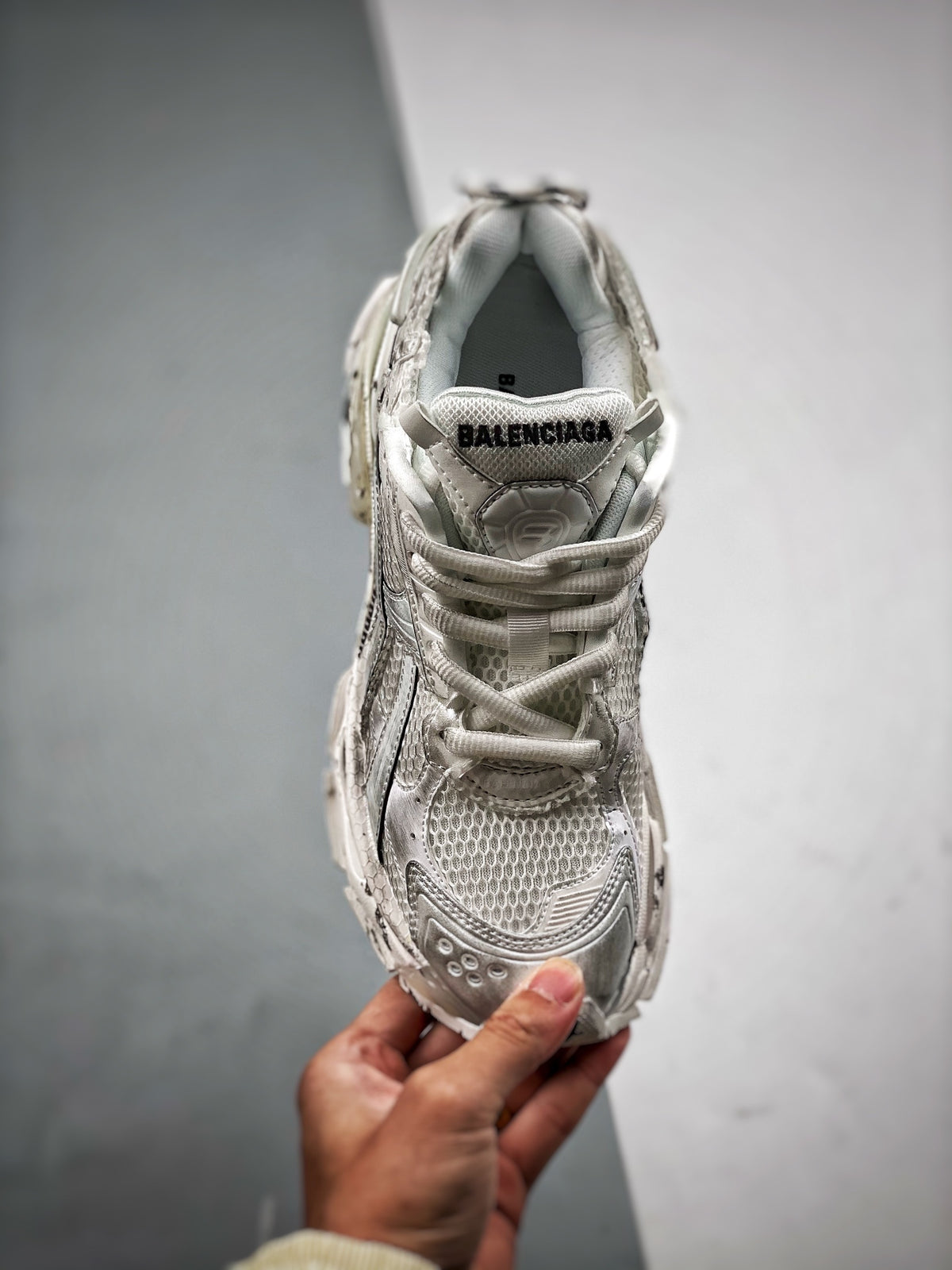 Sneakers Runner 'Blanc Cassé'