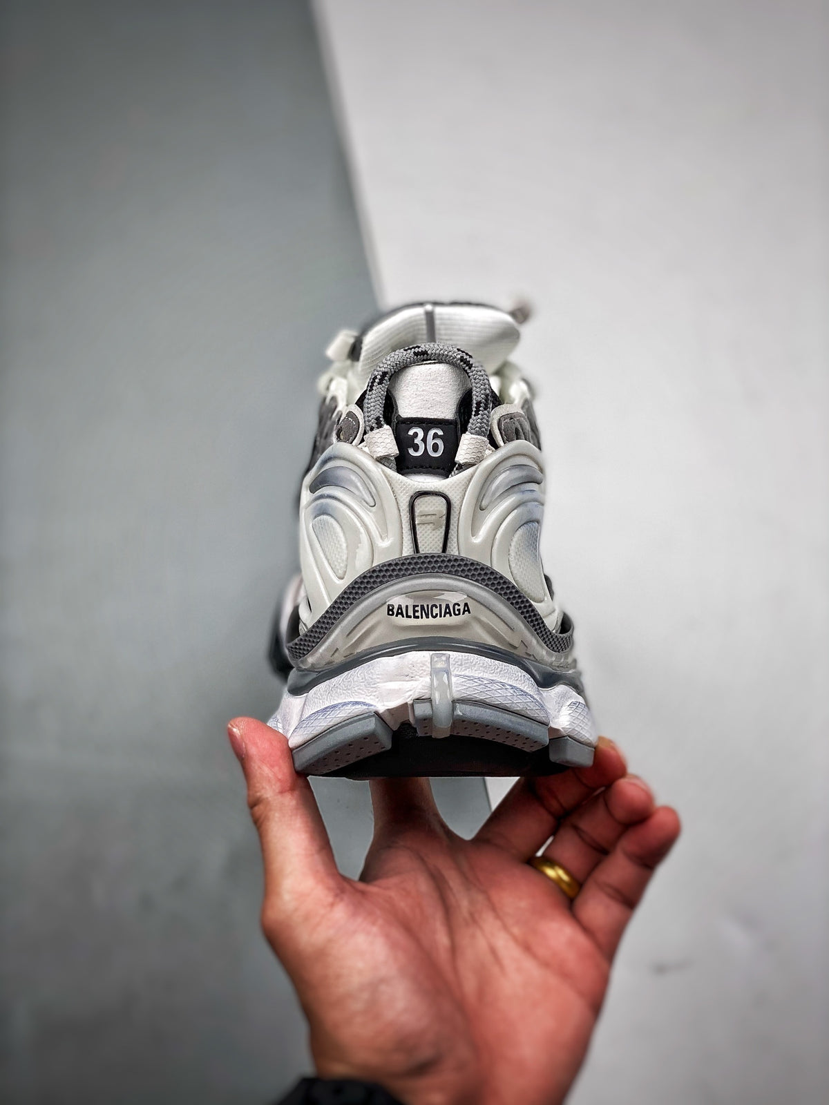 Sneakers Runner 7.5 'Argent Noir'