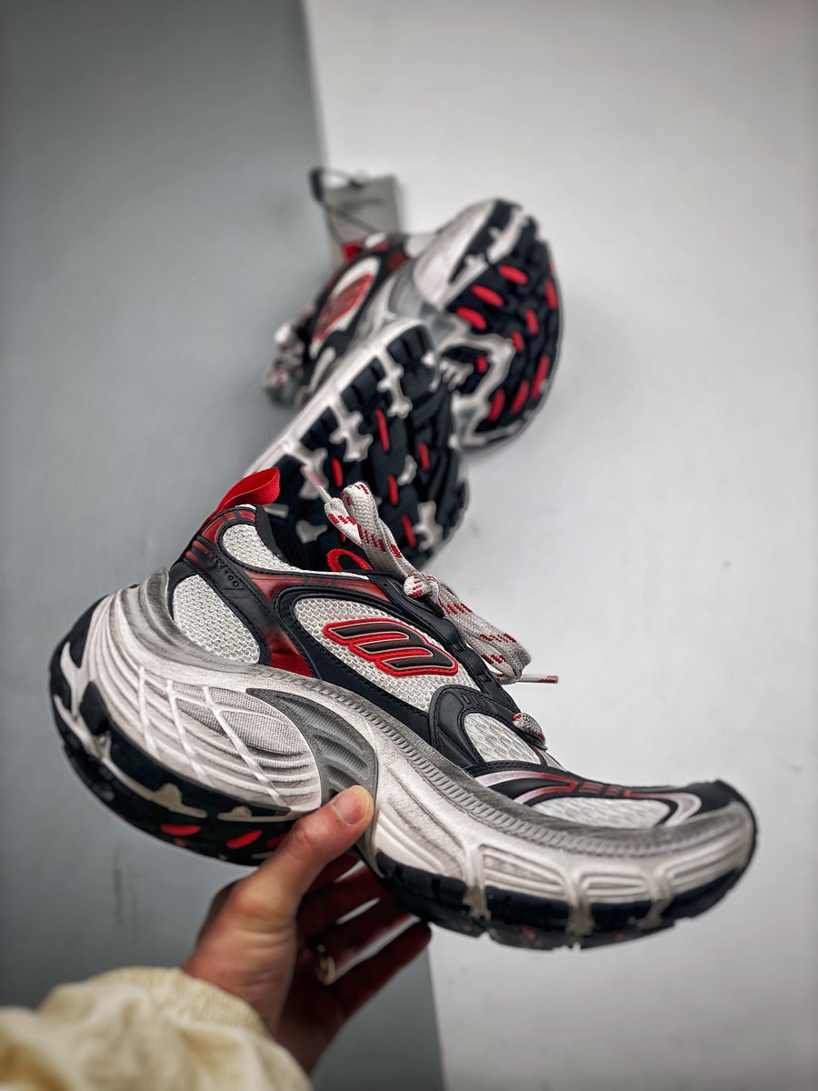 Sneakers 10XL 'Argent Rouge Noir'