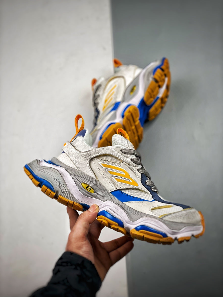 Sneakers Cargo 'Blanc Jaune Bleu'