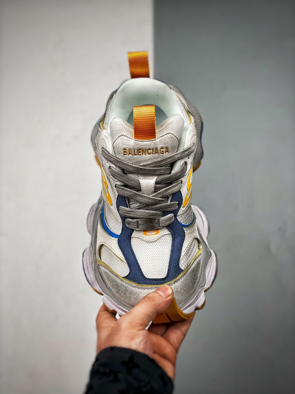 Sneakers Cargo 'Blanc Jaune Bleu'