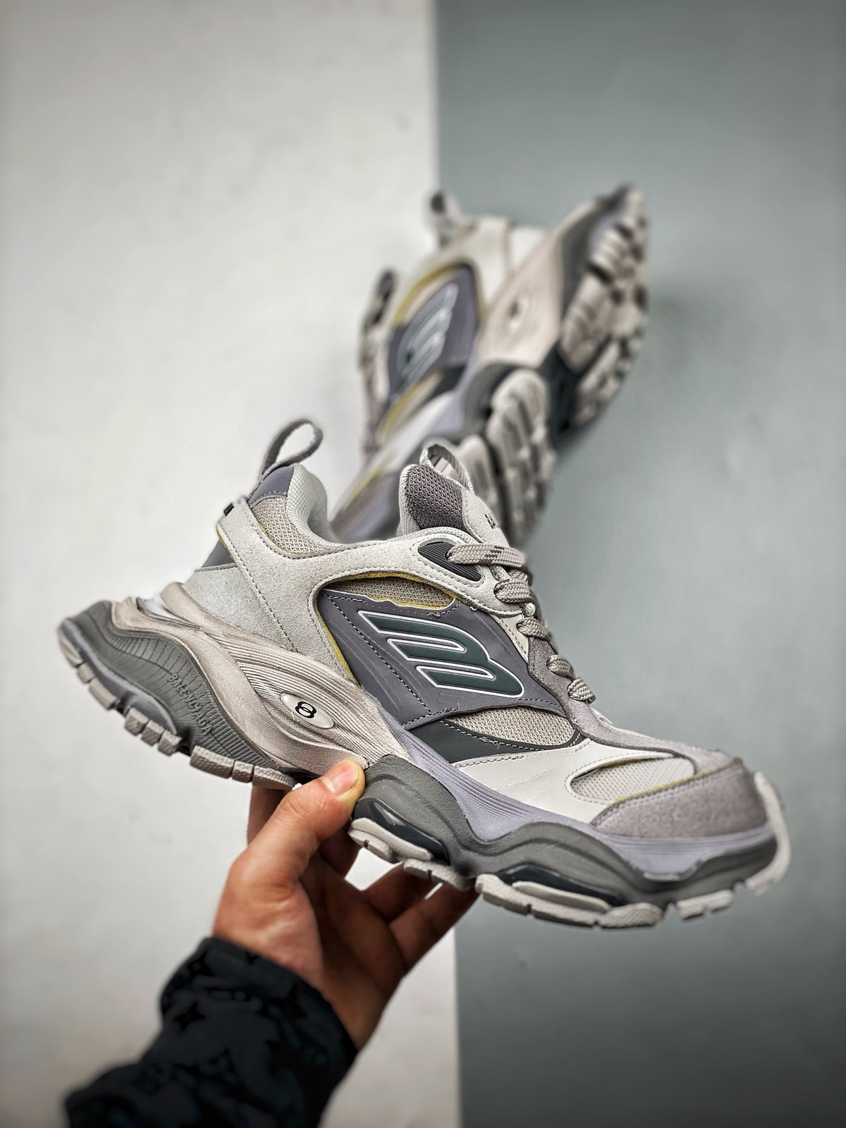 Sneakers Cargo 'Gris Argent'