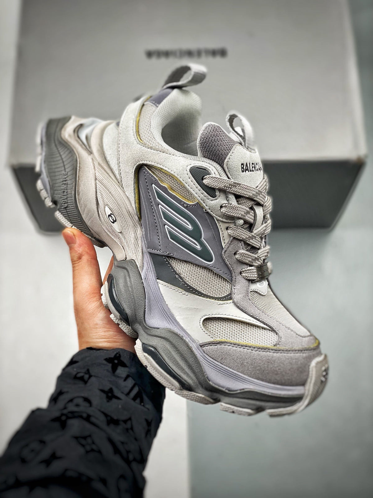 Sneakers Cargo 'Gris Argent'