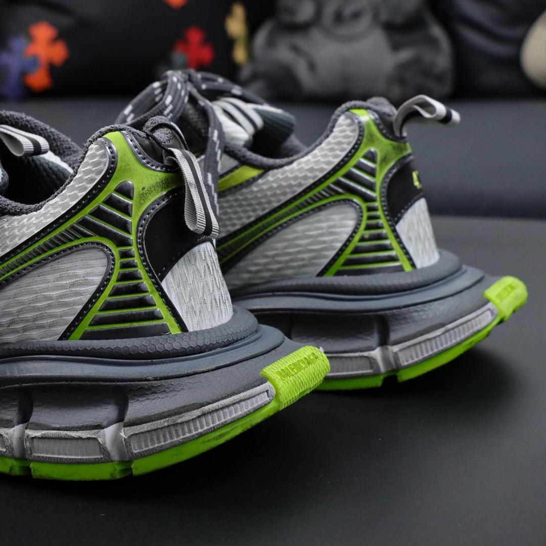 Sneakers 3XL 'Gris Vert Fluo'