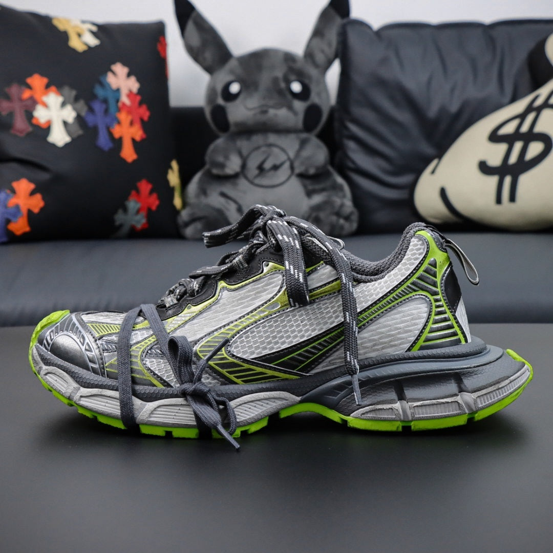 Sneakers 3XL 'Gris Vert Fluo'