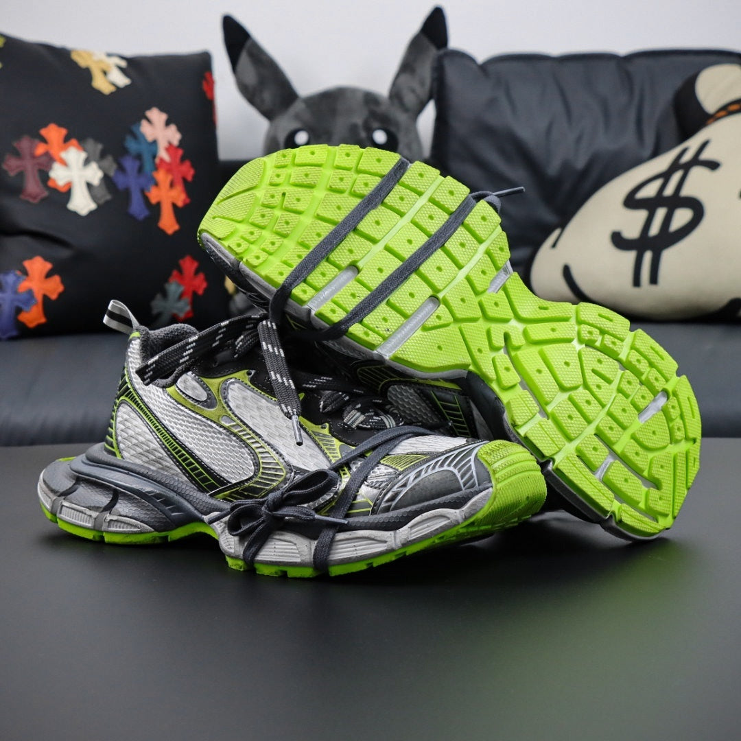 Sneakers 3XL 'Gris Vert Fluo'