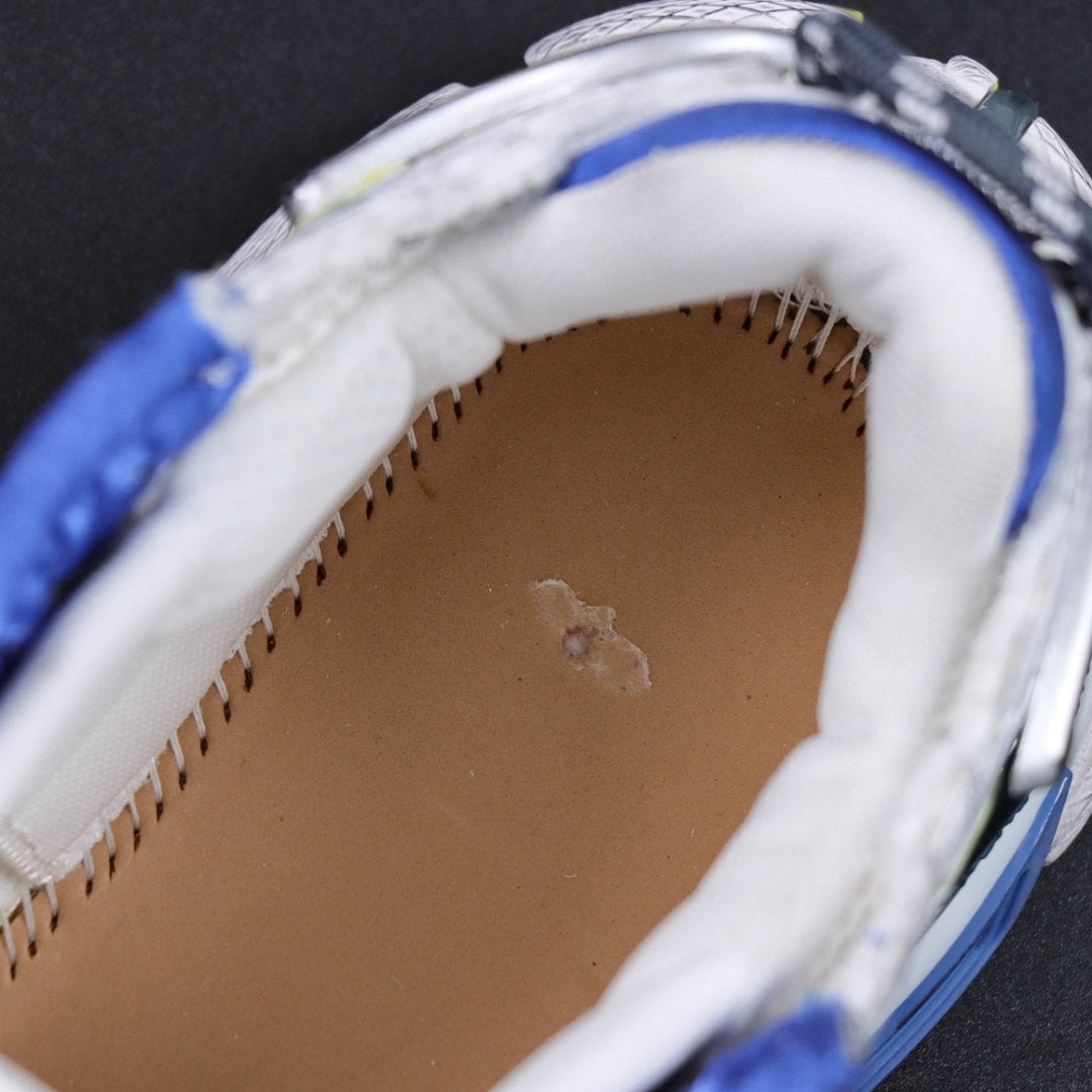 Sneakers Runner 'Blanc Bleu'