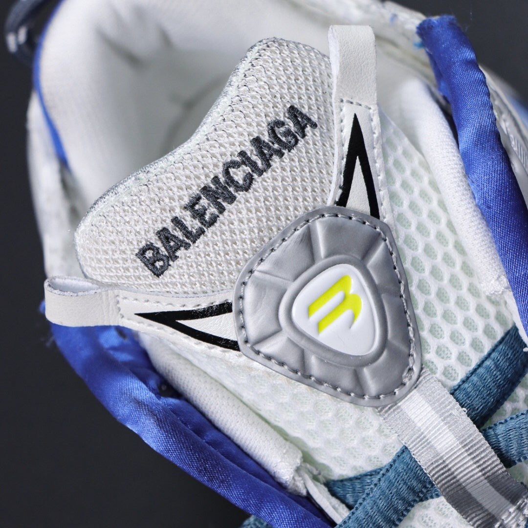 Sneakers Runner 'Blanc Bleu'