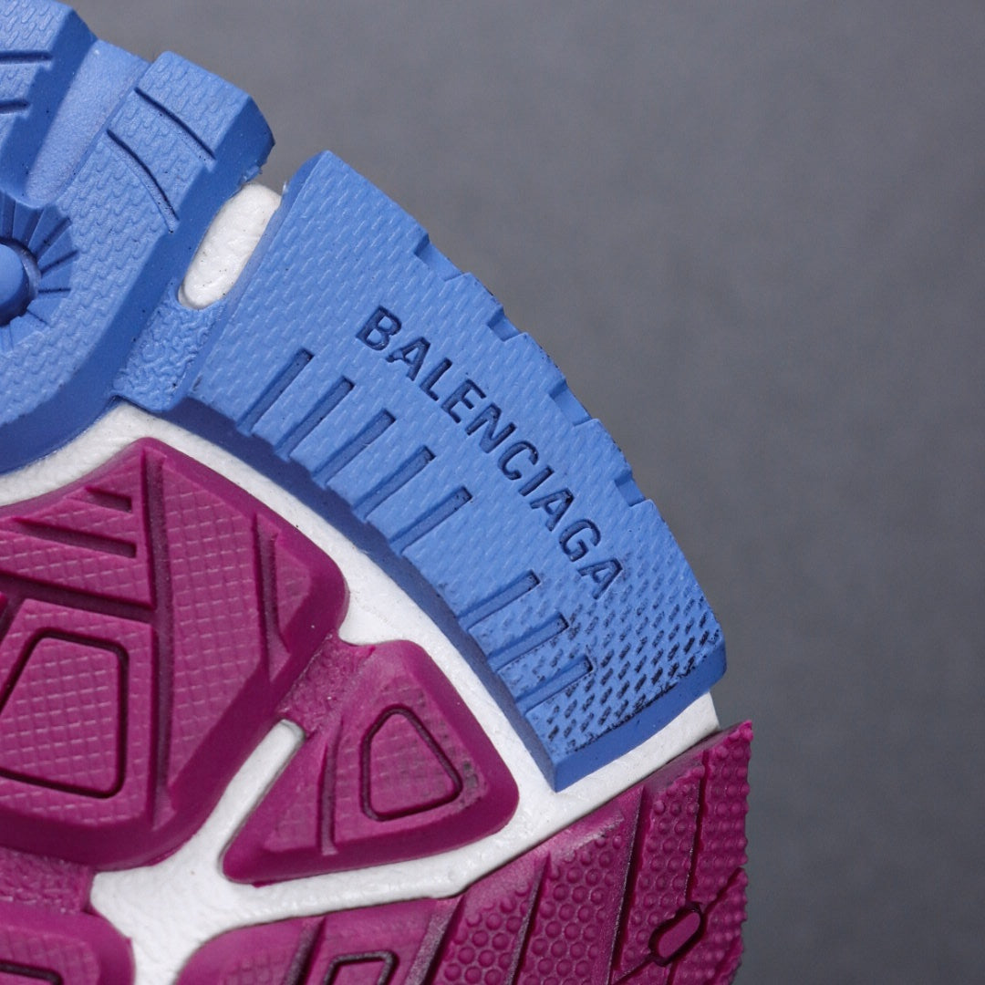 Sneakers Runner 'Blanc Bleu'