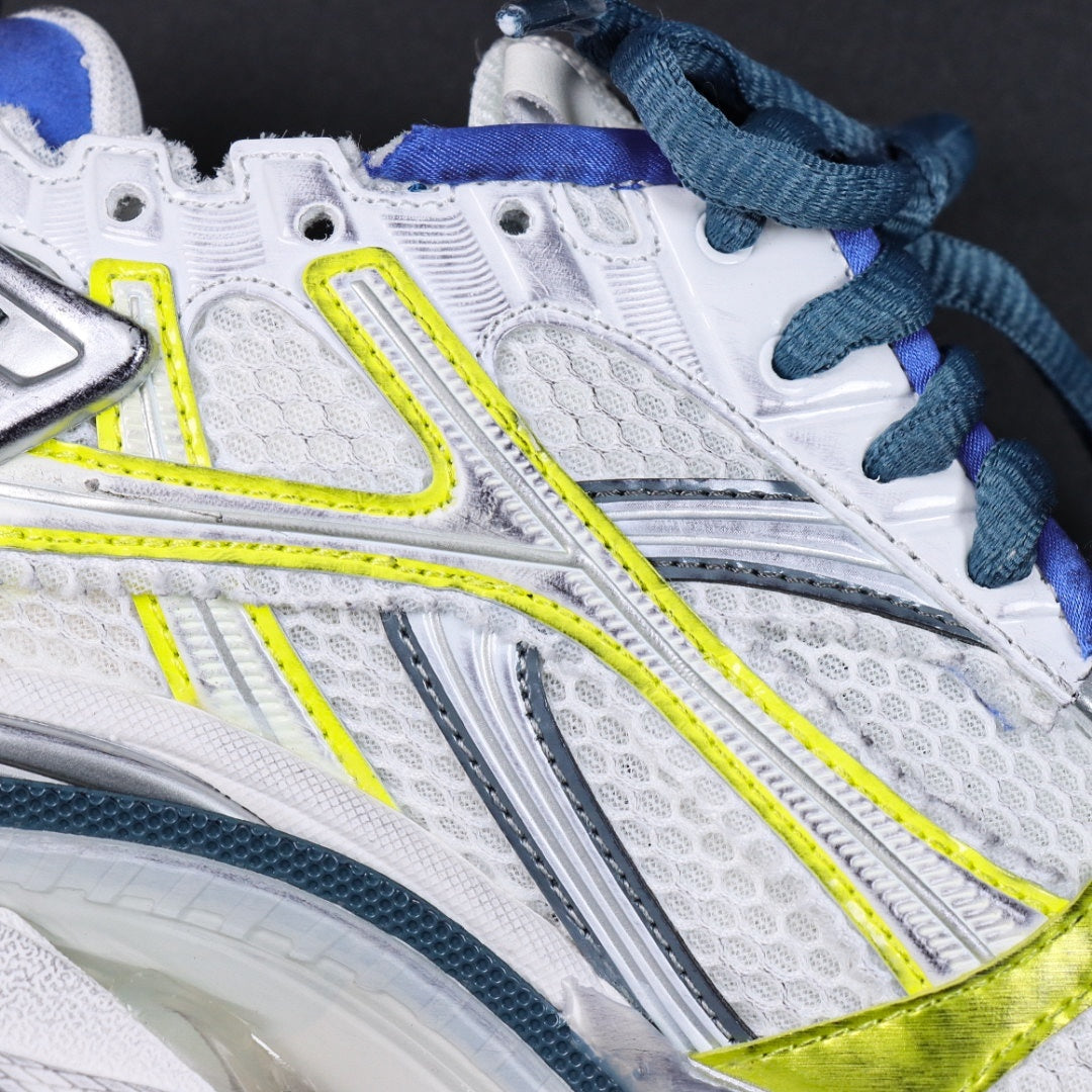 Sneakers Runner 'Blanc Bleu'