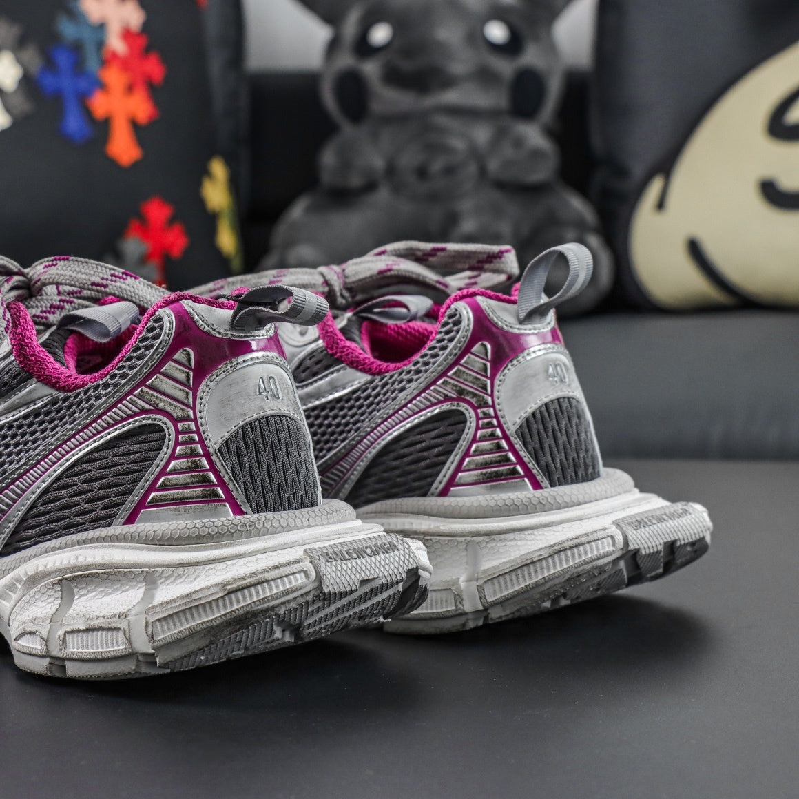 Sneakers 3XL 'Argent Rose'