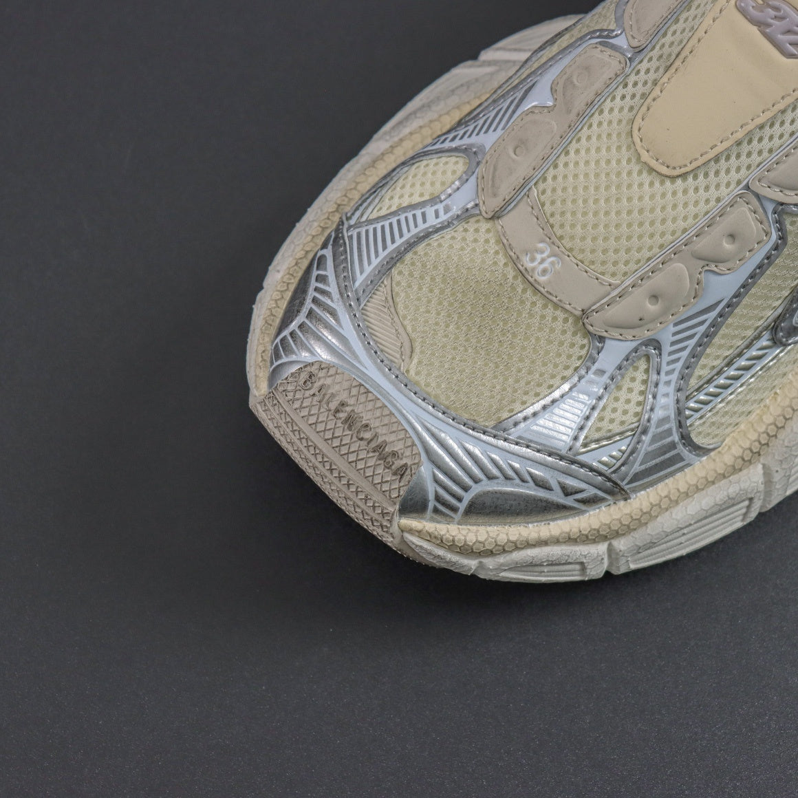 Sneakers 3XL 'Beige Argent'