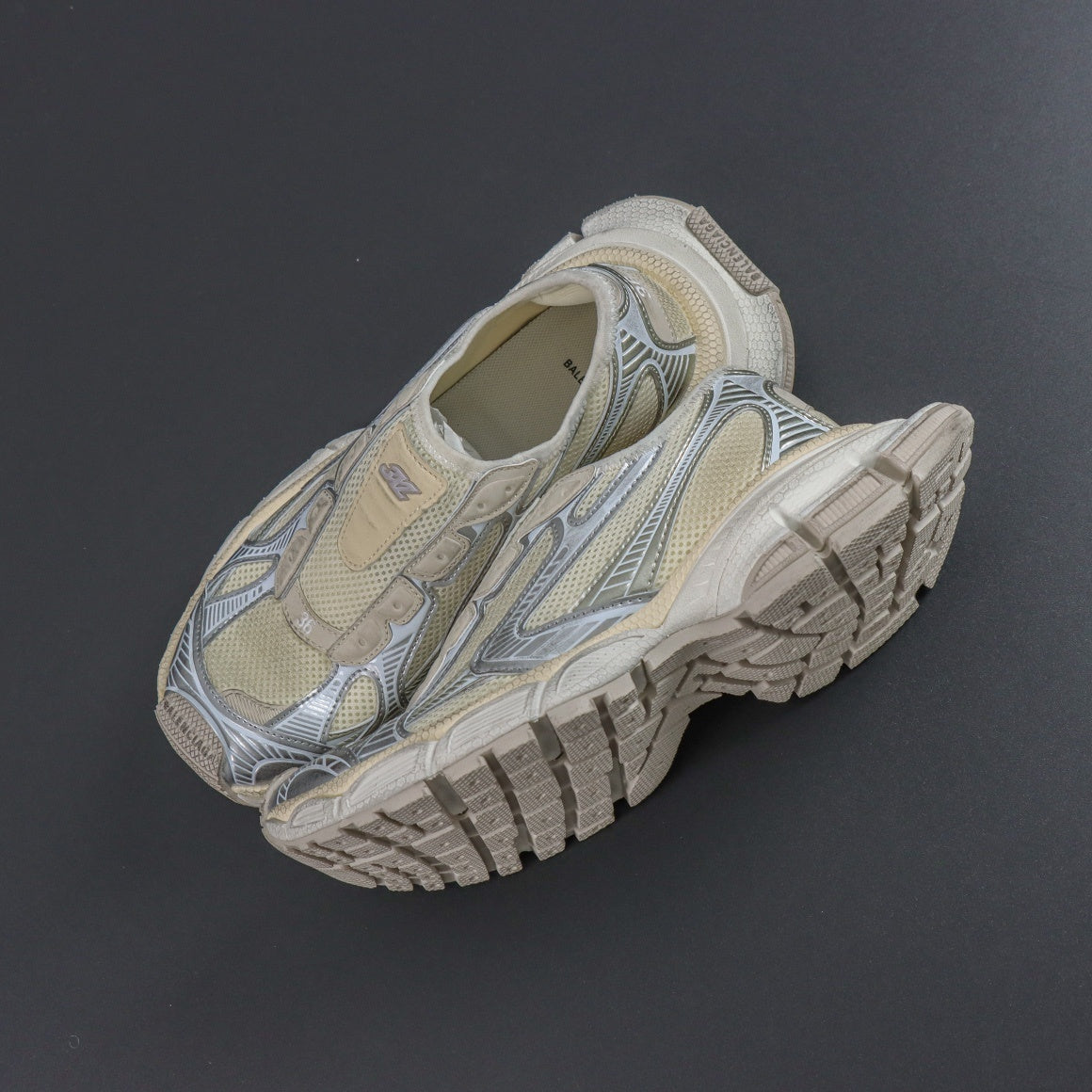 Sneakers 3XL 'Beige Argent'