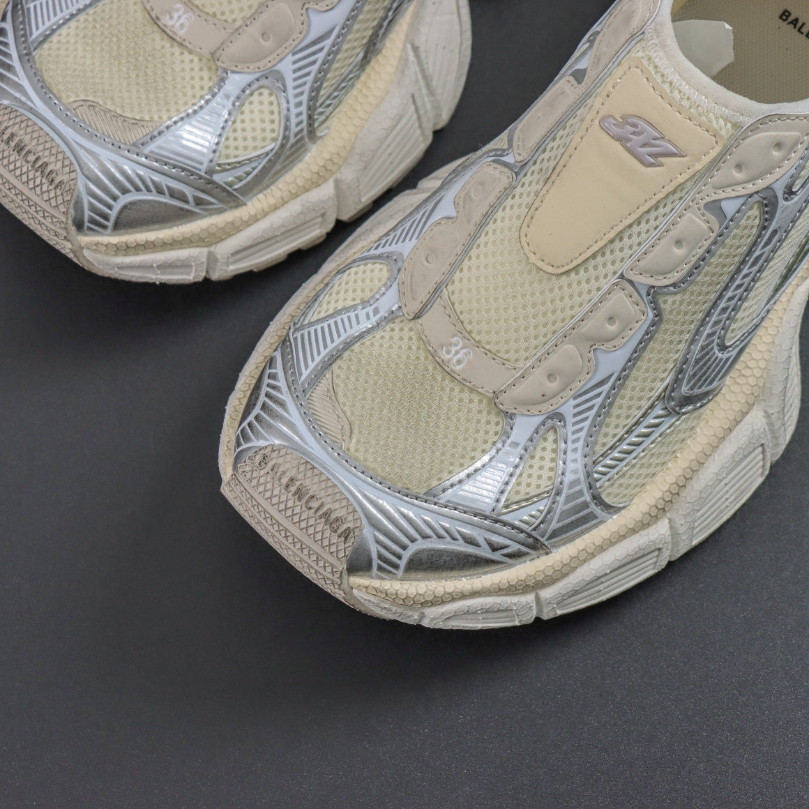 Sneakers 3XL 'Beige Argent'